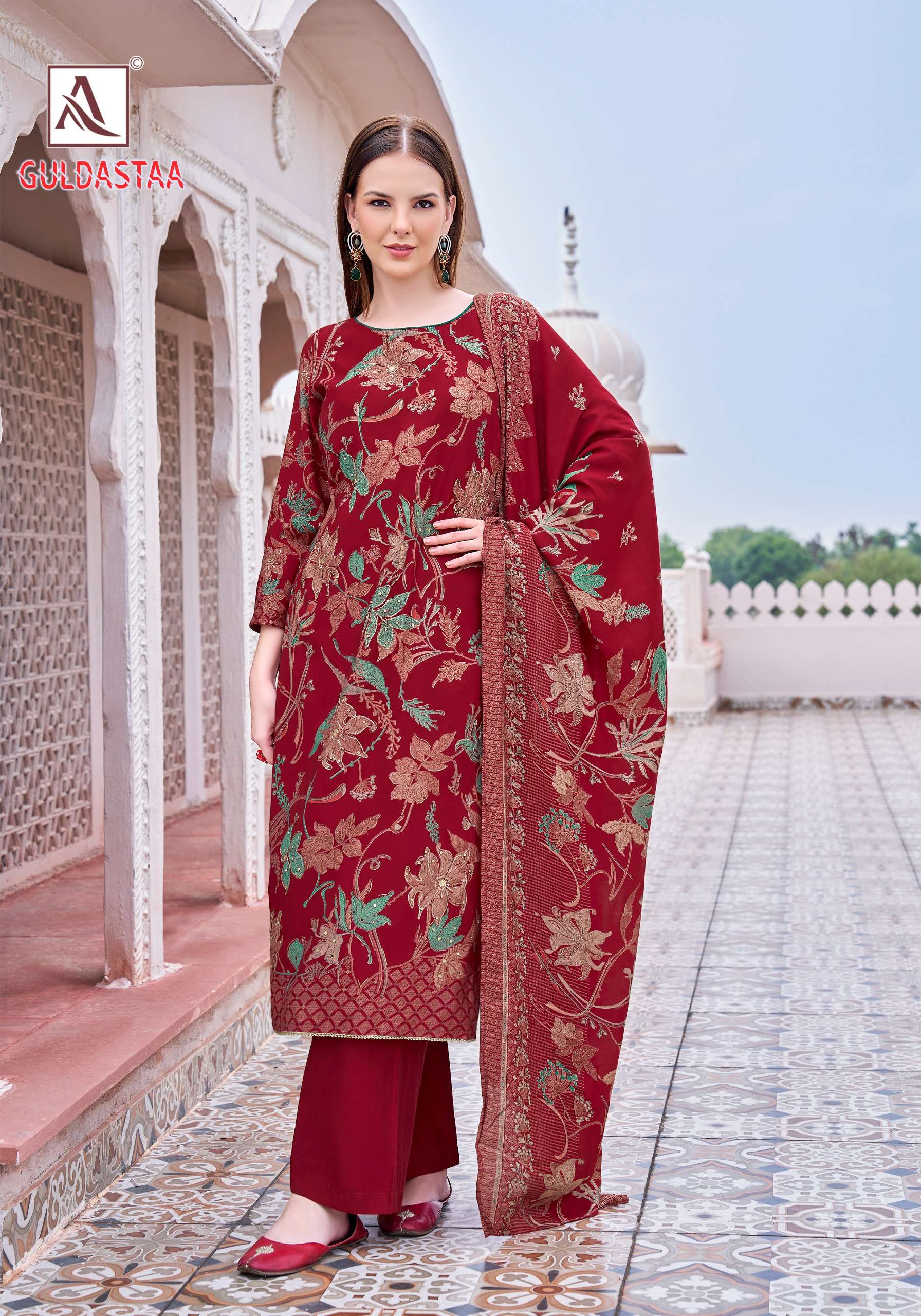 ALOK SUITS GULDASTA MODAL FABRIC FANCY DESIGNER WORK SUIT