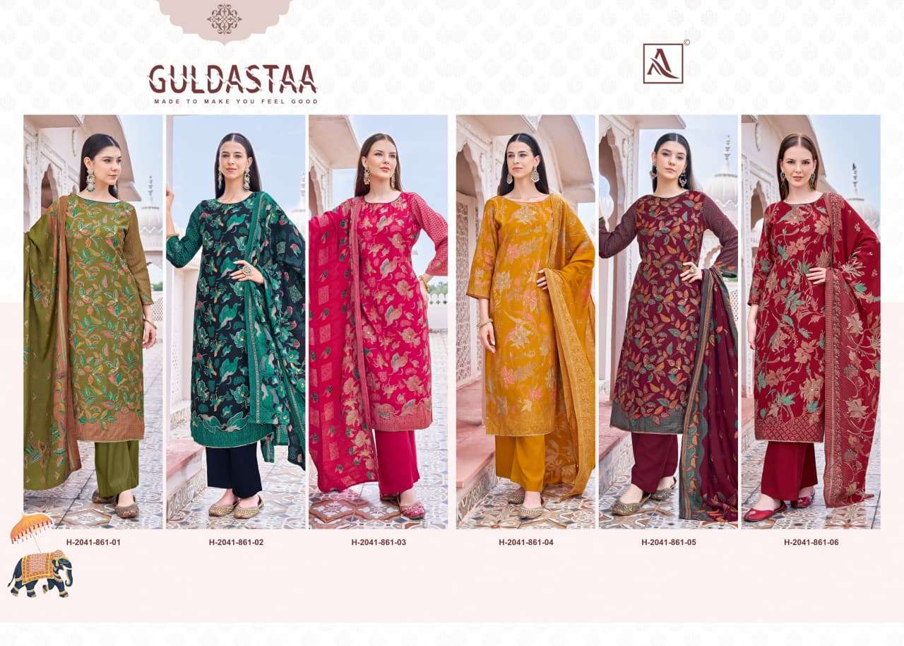ALOK SUITS GULDASTA MODAL FABRIC FANCY DESIGNER WORK SUIT