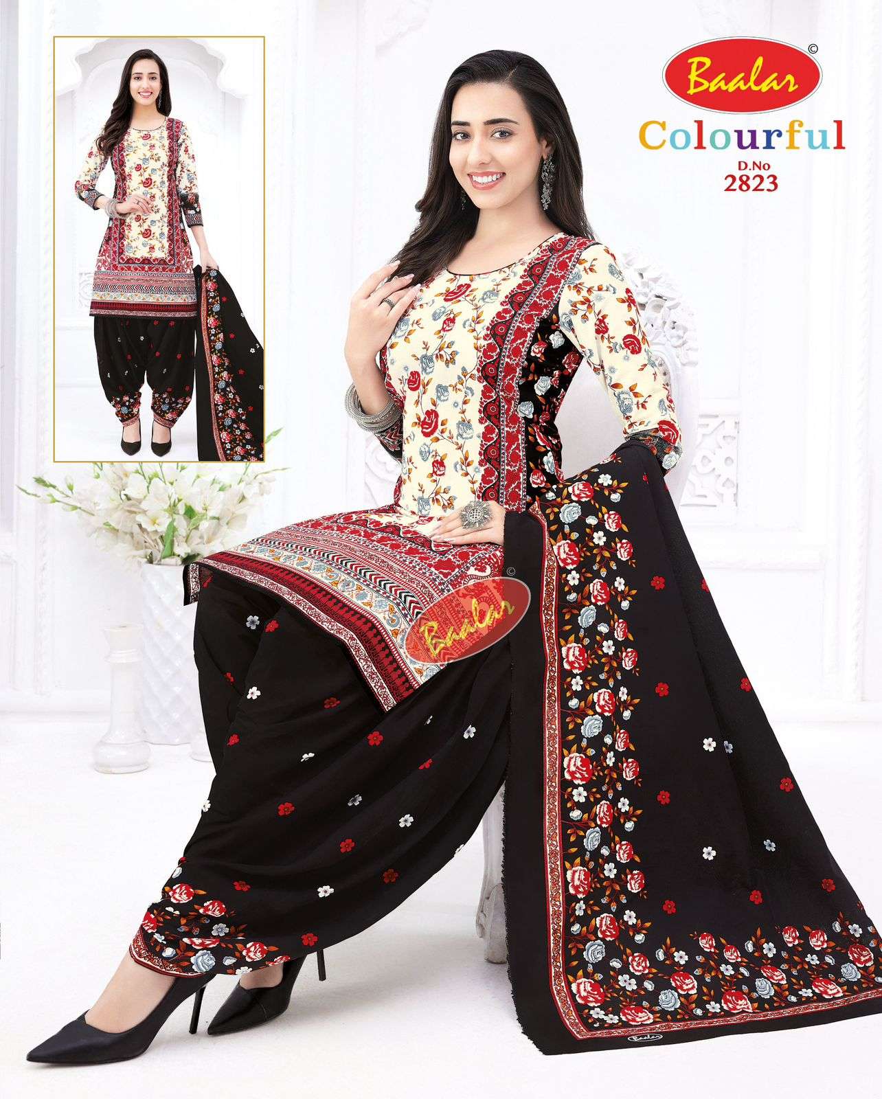 BAALAR COLURFULL PATIYALA VOL 28 COTTON PRINTED SALWAR SUIT