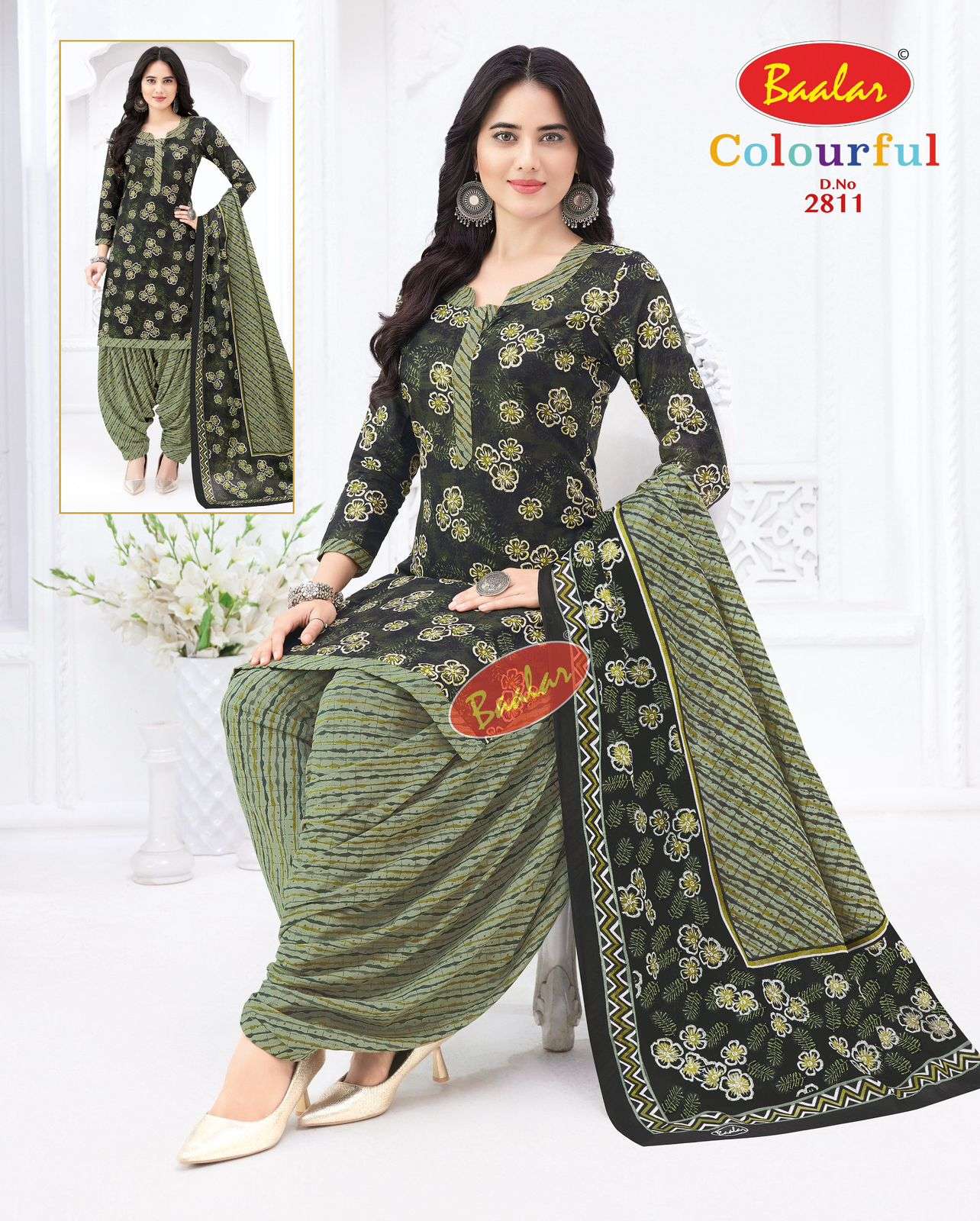BAALAR COLURFULL PATIYALA VOL 28 COTTON PRINTED SALWAR SUIT
