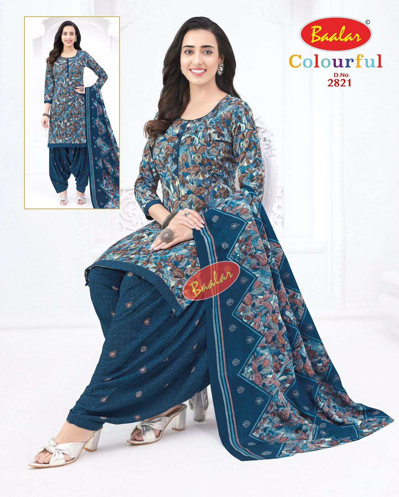 BAALAR COLURFULL PATIYALA VOL 28 COTTON PRINTED SALWAR SUIT