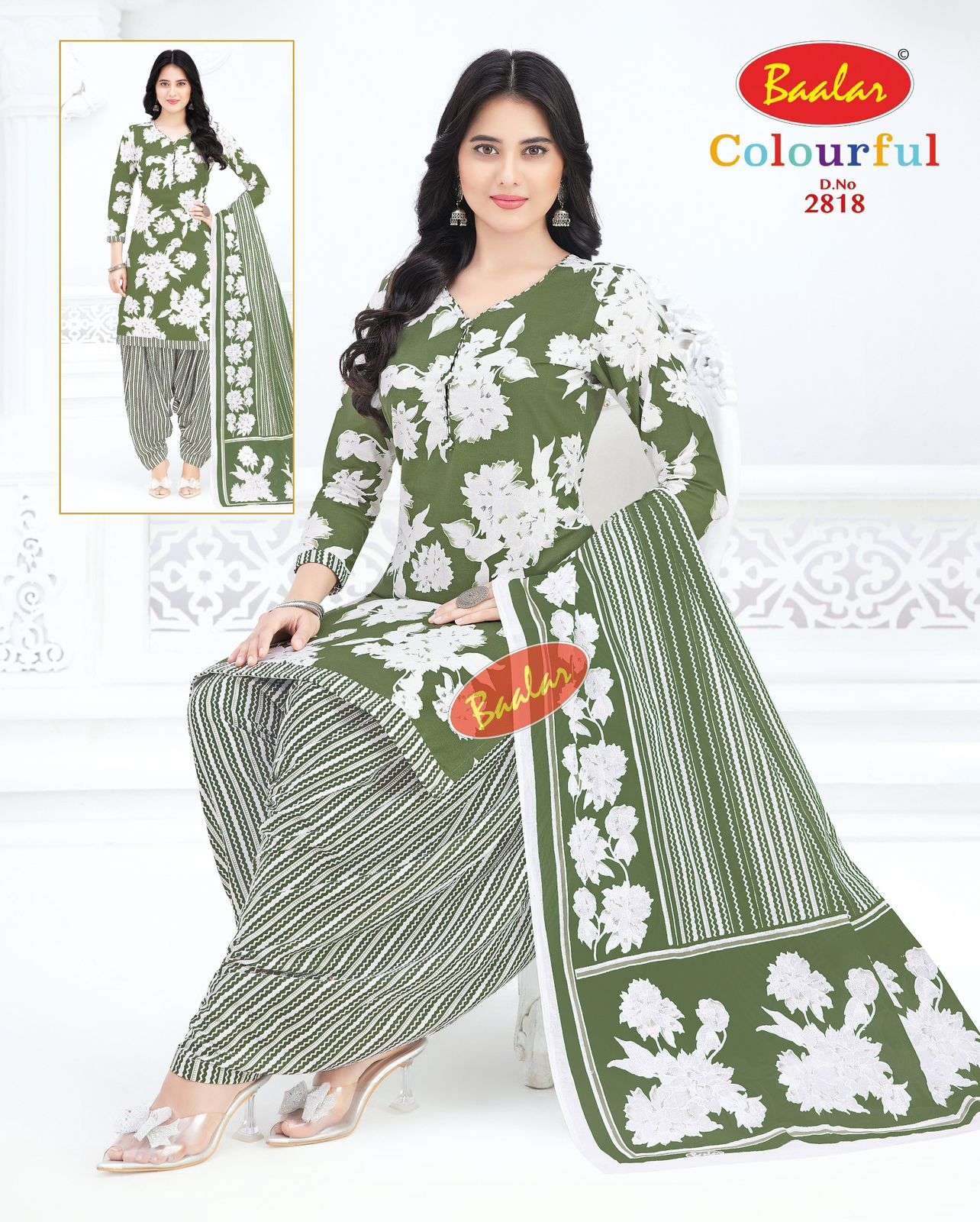 BAALAR COLURFULL PATIYALA VOL 28 COTTON PRINTED SALWAR SUIT
