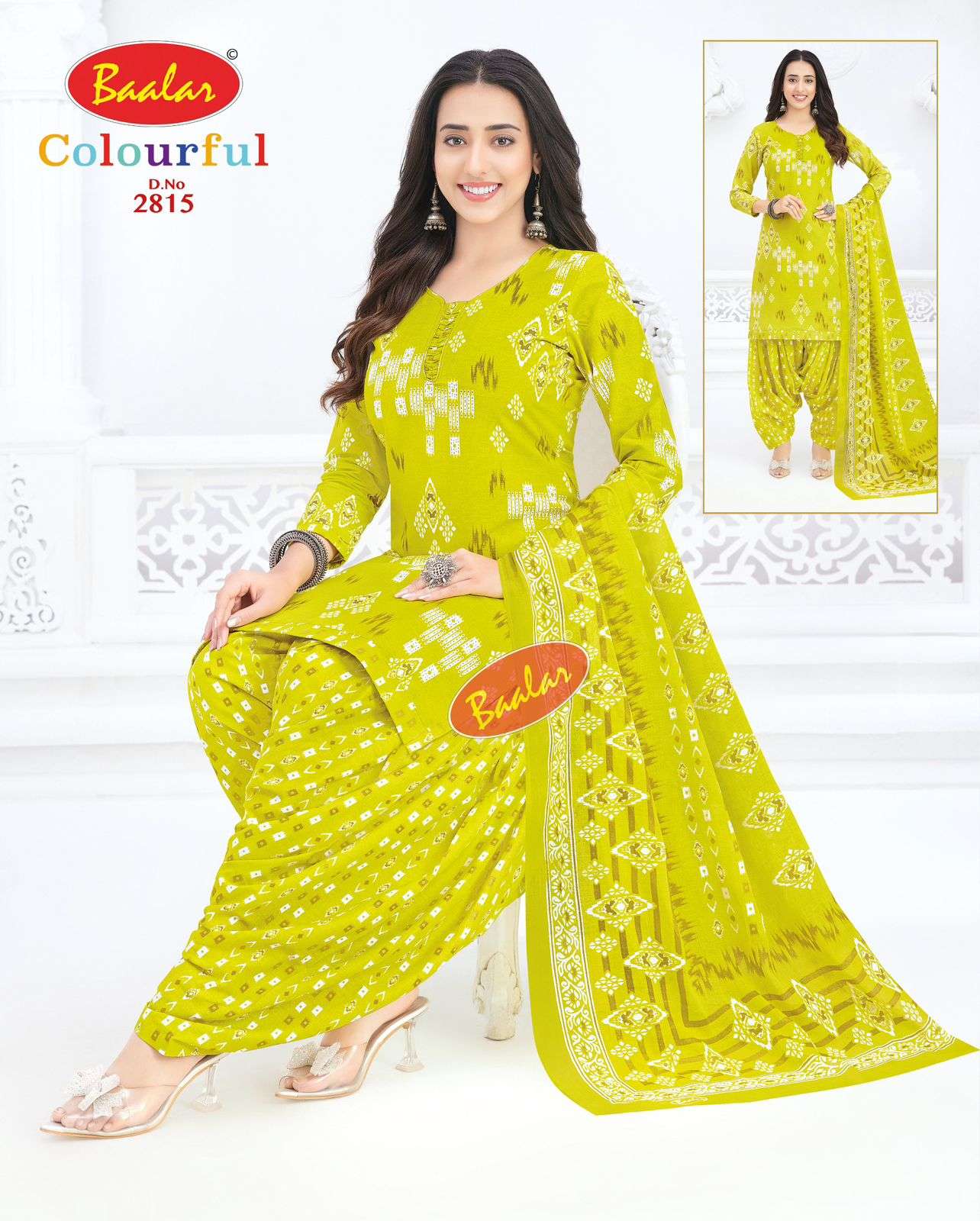 BAALAR COLURFULL PATIYALA VOL 28 COTTON PRINTED SALWAR SUIT