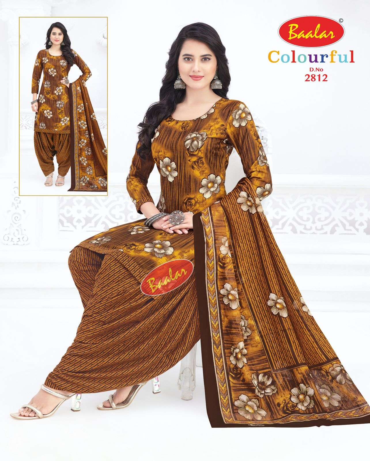 BAALAR COLURFULL PATIYALA VOL 28 COTTON PRINTED SALWAR SUIT