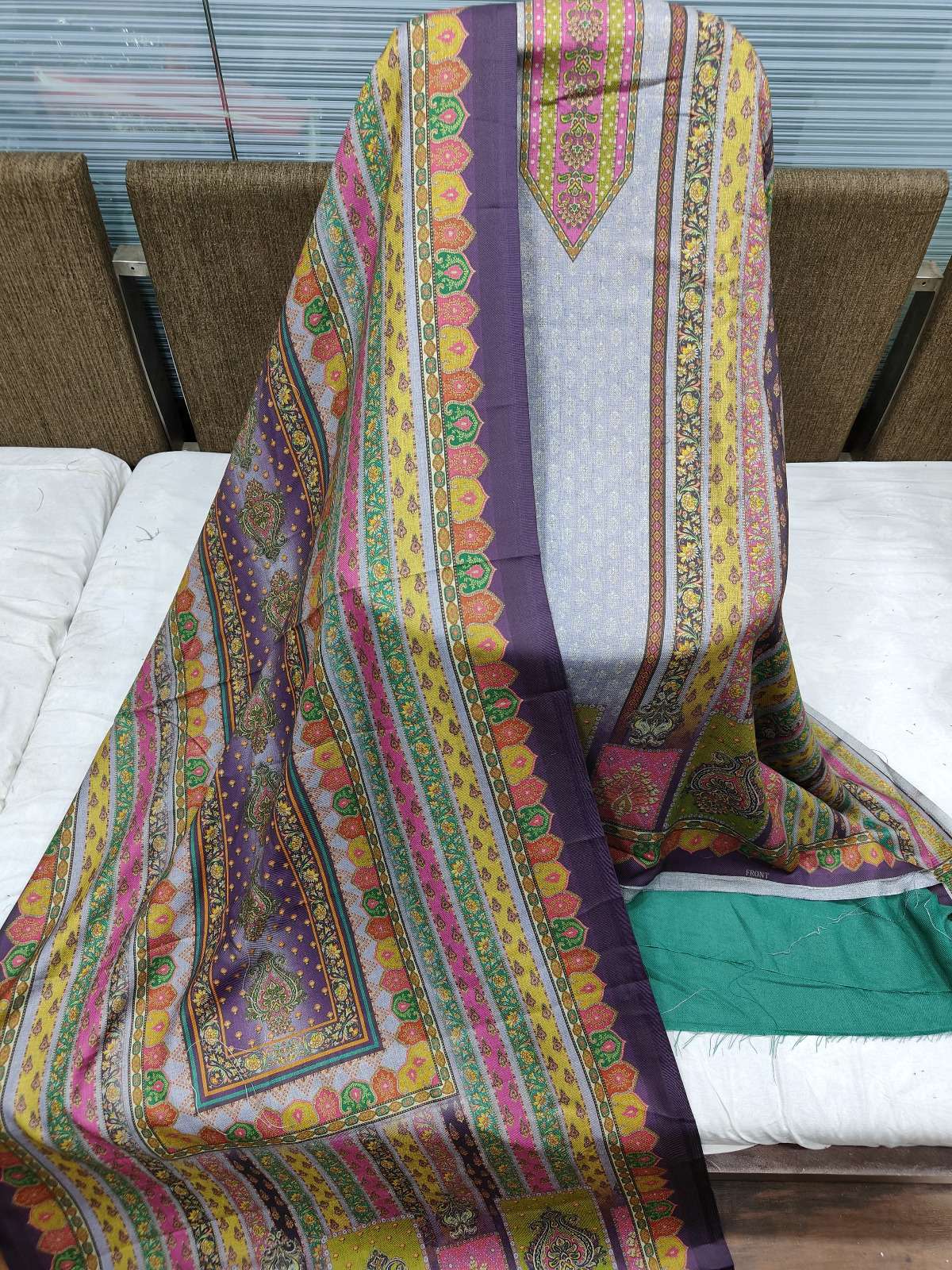 BANDHANI PALACE PREMIUM VISCOSE FINEST PASHMINA SUIT 