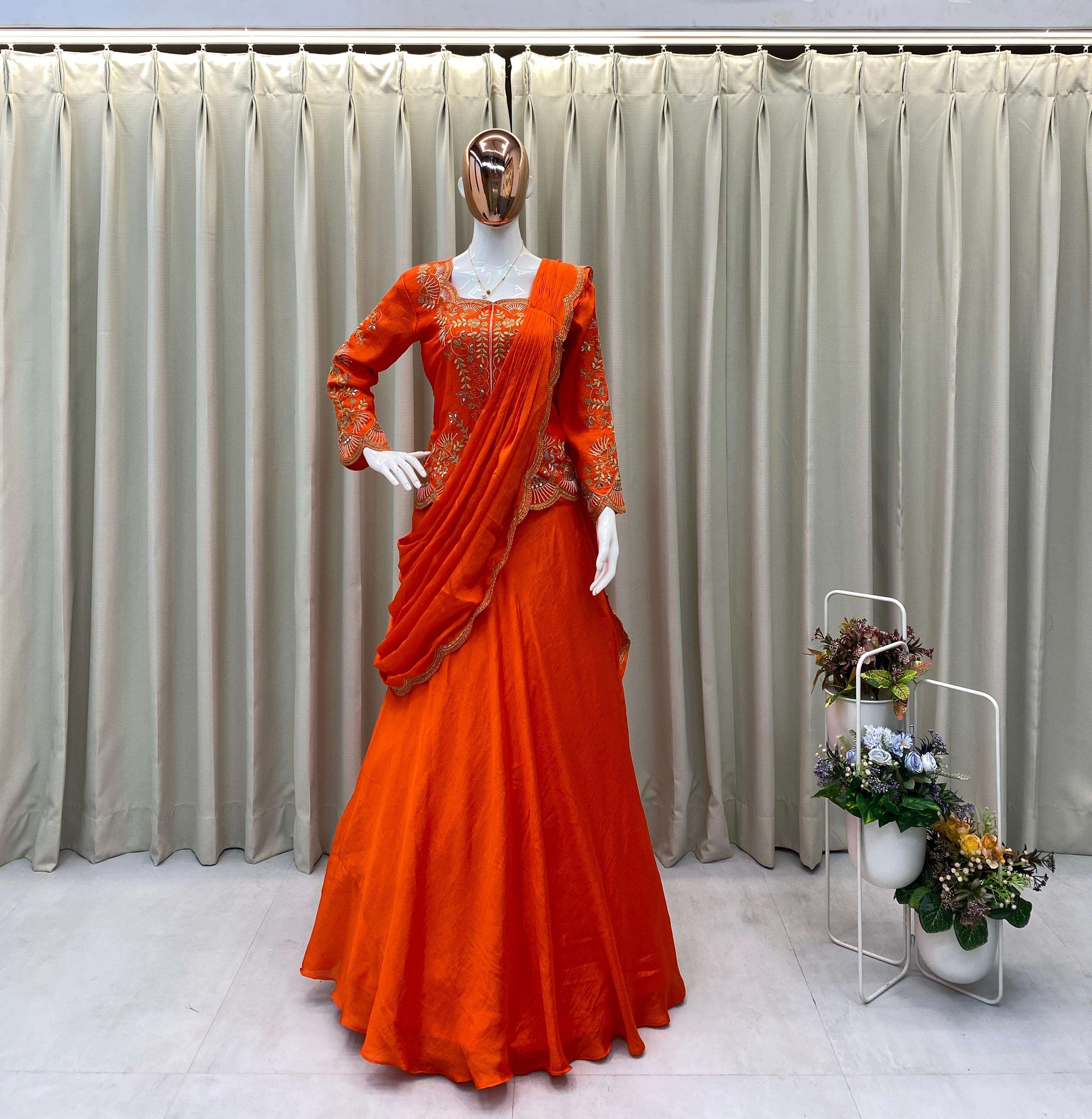 BE 407 HEAVY WEDDING WEAR DESIGNER LADIES SAREE