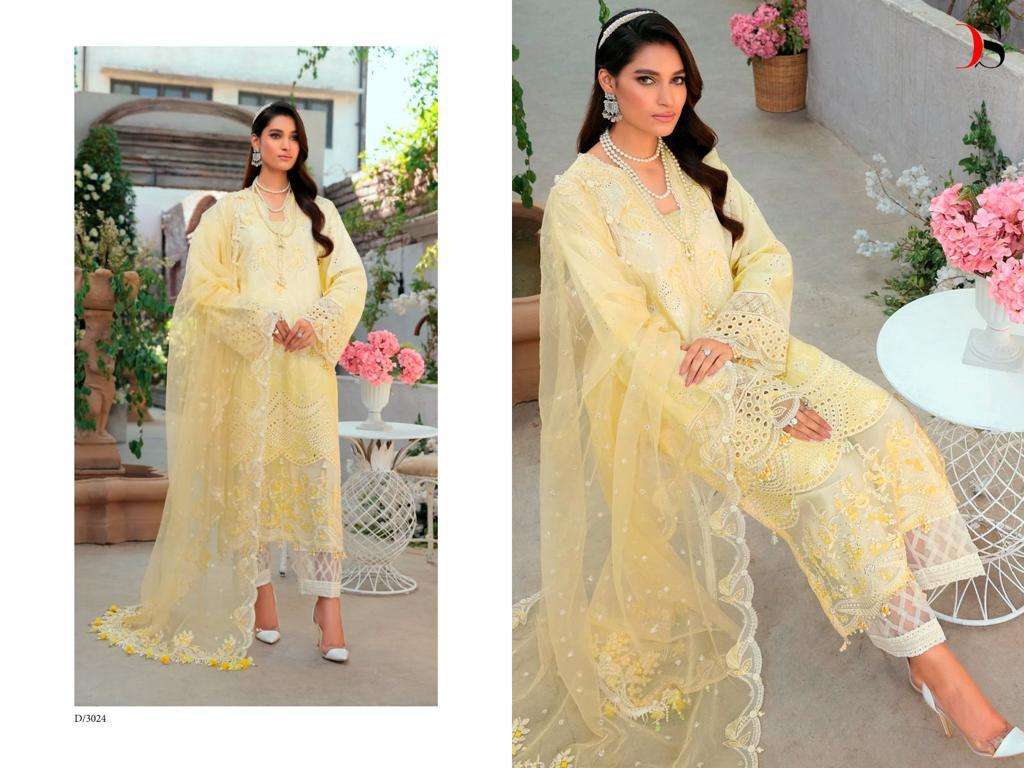 DEEPSY SUITS ANAYA EMBROIDERED COLLECTION 23 COTTON EMBROIDERED SUIT