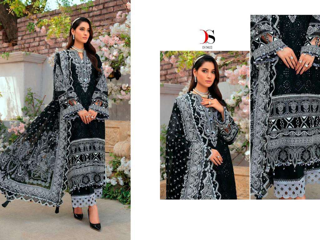 DEEPSY SUITS ANAYA EMBROIDERED COLLECTION 23 COTTON EMBROIDERED SUIT