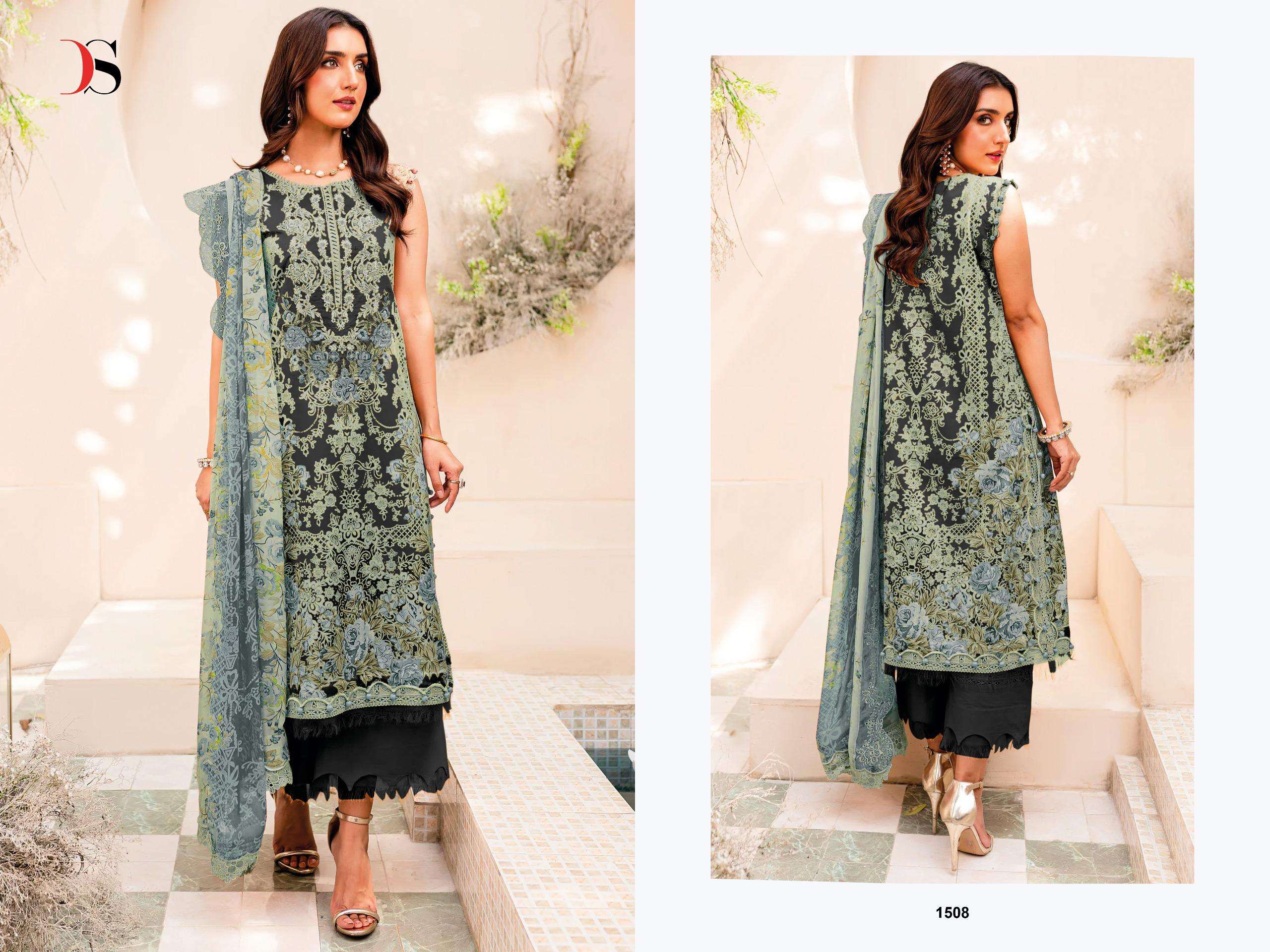 DEEPSY SUITS JADE NEEDLE WONDER 25 VOL 4 COTTON DESIGNER WORK SALWAR KAMEEZ 