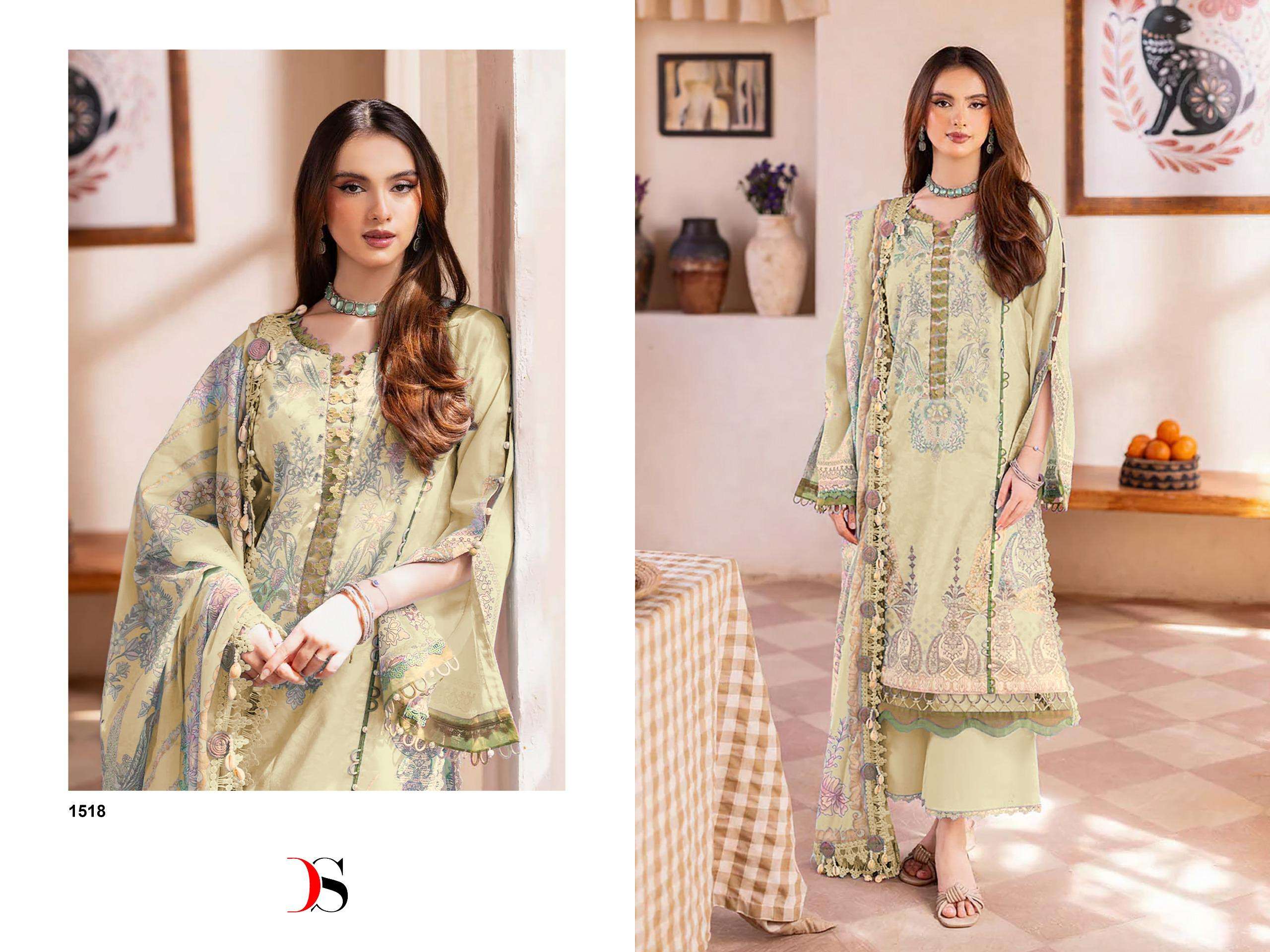 DEEPSY SUITS JADE URBAN LAWN 25 VOL 6 COTTON EMBROIDERY WORK SALWAR KAMEEZ 