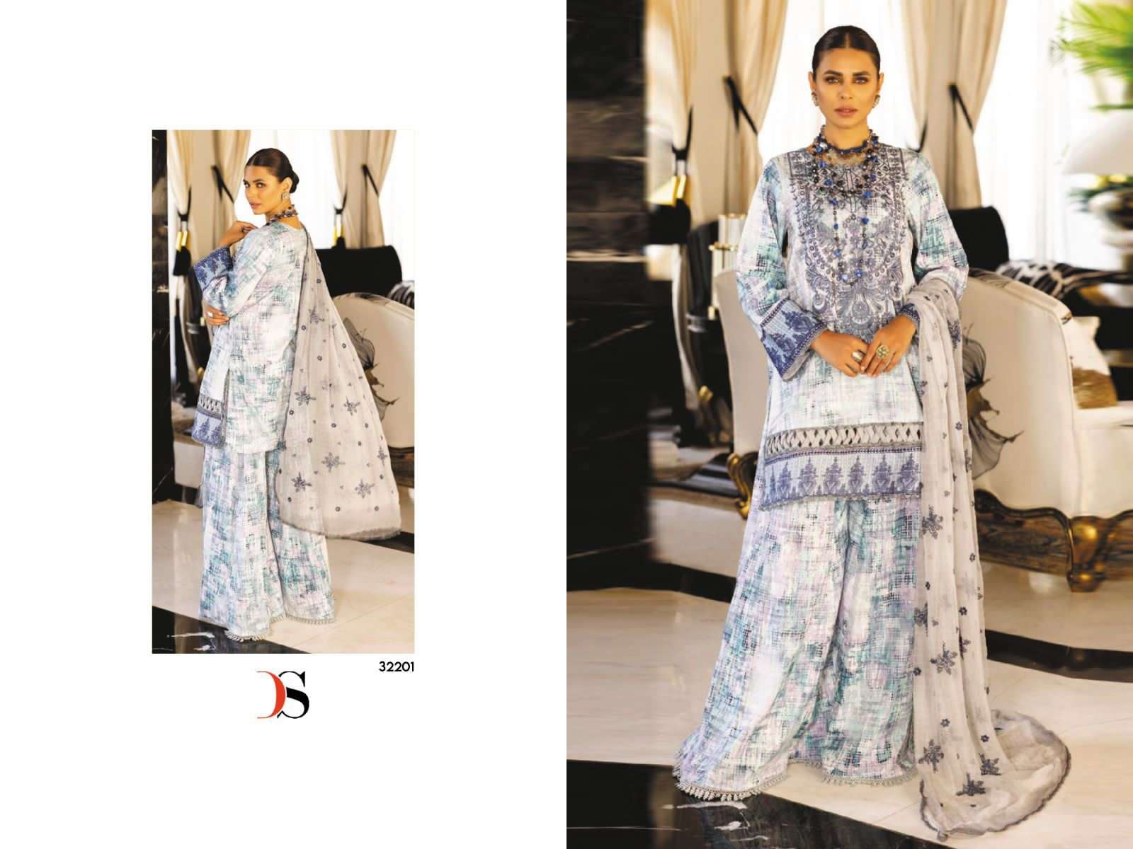 DEEPSY SUITS MAH E RUH COTTON EMBROIDERY DESIGNER WORK SALWAR KAMEEZ 