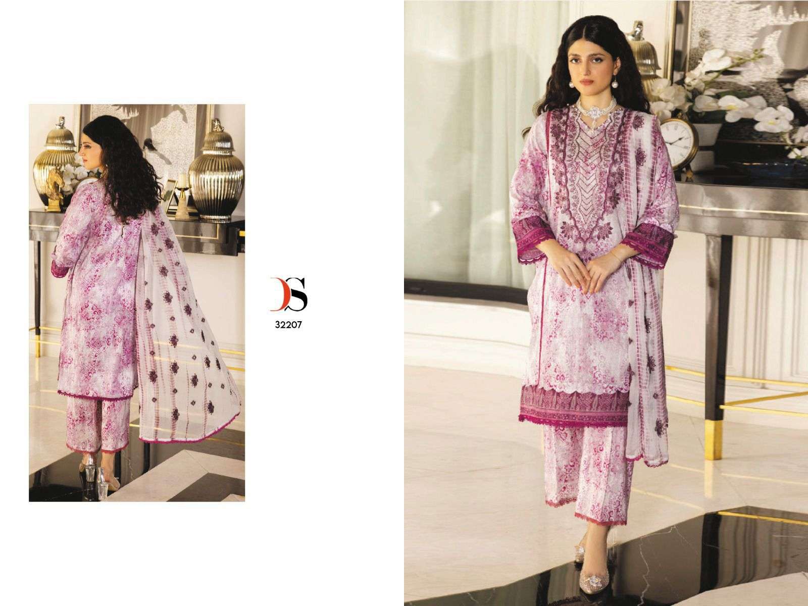 DEEPSY SUITS MAH E RUH COTTON EMBROIDERY DESIGNER WORK SALWAR KAMEEZ 