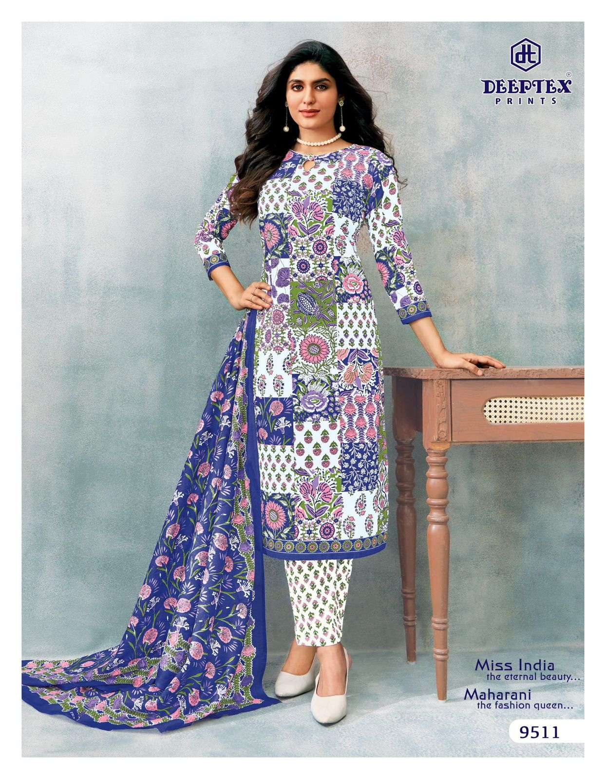DEEPTEX PRINTS MISS INDIA VOL 95 COTTON PRINTED SALWAR SUIT