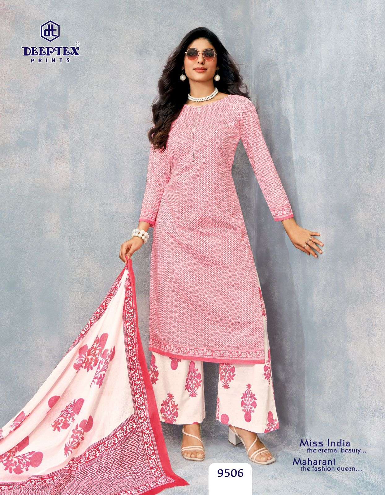 DEEPTEX PRINTS MISS INDIA VOL 95 COTTON PRINTED SALWAR SUIT