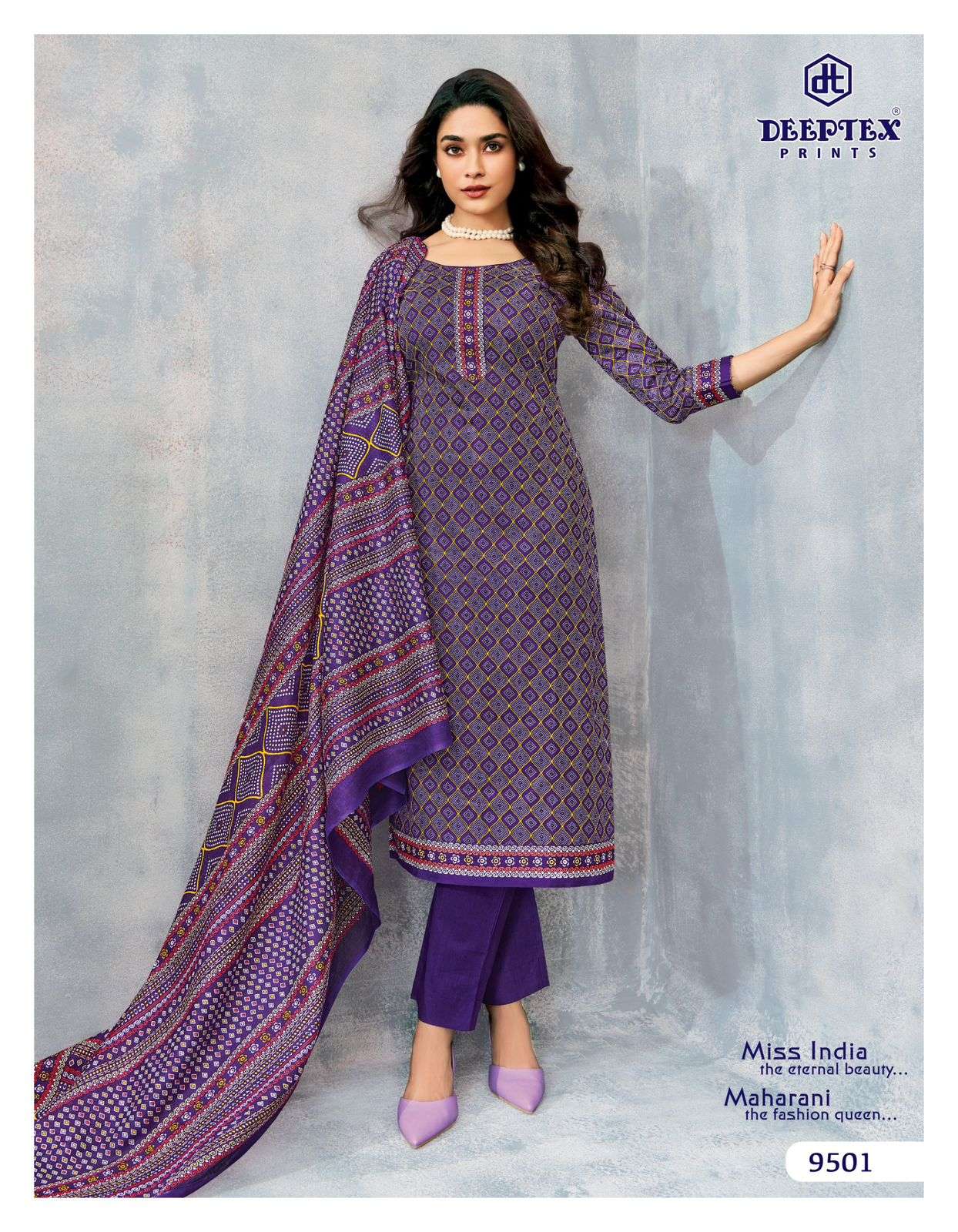 DEEPTEX PRINTS MISS INDIA VOL 95 COTTON PRINTED SALWAR SUIT