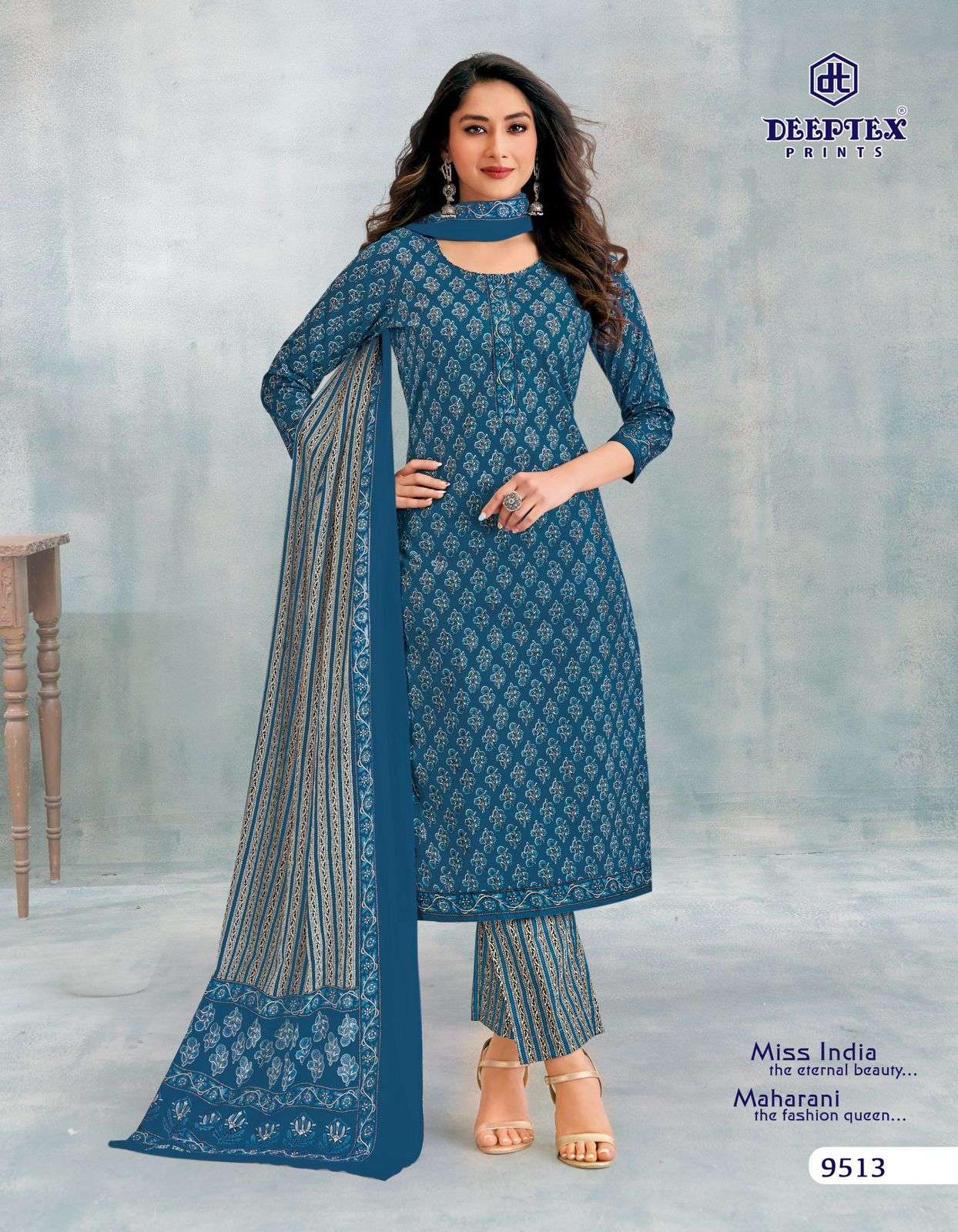 DEEPTEX PRINTS MISS INDIA VOL 95 COTTON PRINTED SALWAR SUIT