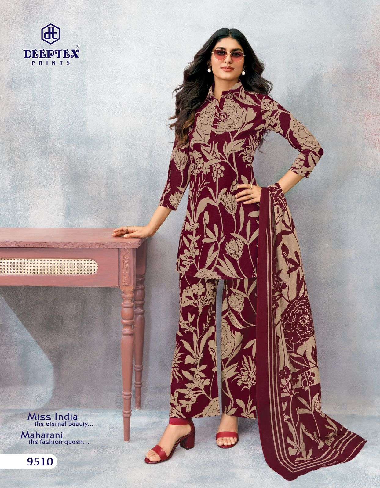 DEEPTEX PRINTS MISS INDIA VOL 95 COTTON PRINTED SALWAR SUIT
