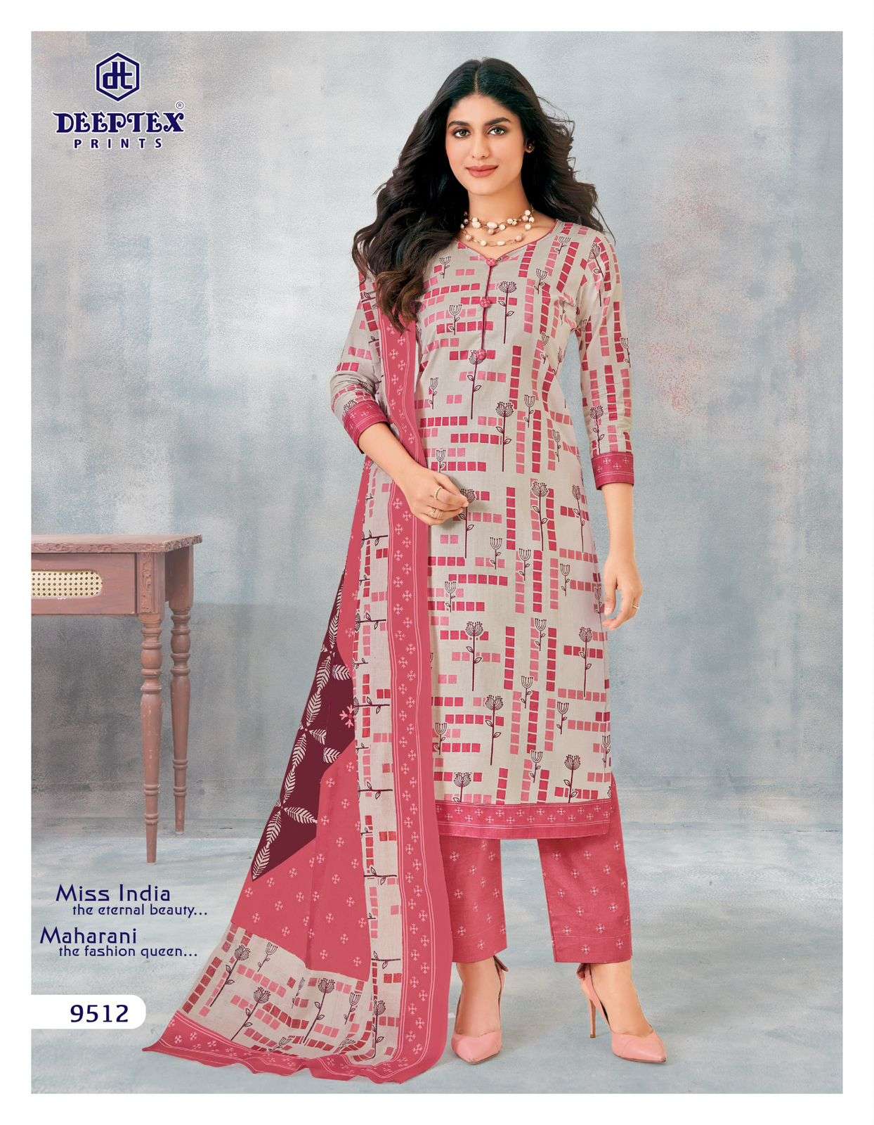 DEEPTEX PRINTS MISS INDIA VOL 95 COTTON PRINTED SALWAR SUIT