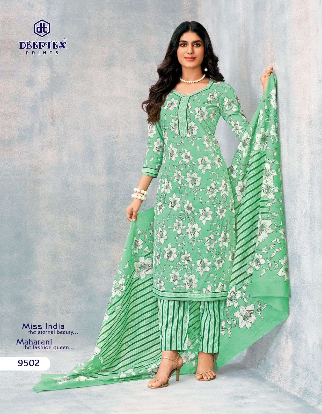 DEEPTEX PRINTS MISS INDIA VOL 95 COTTON PRINTED SALWAR SUIT