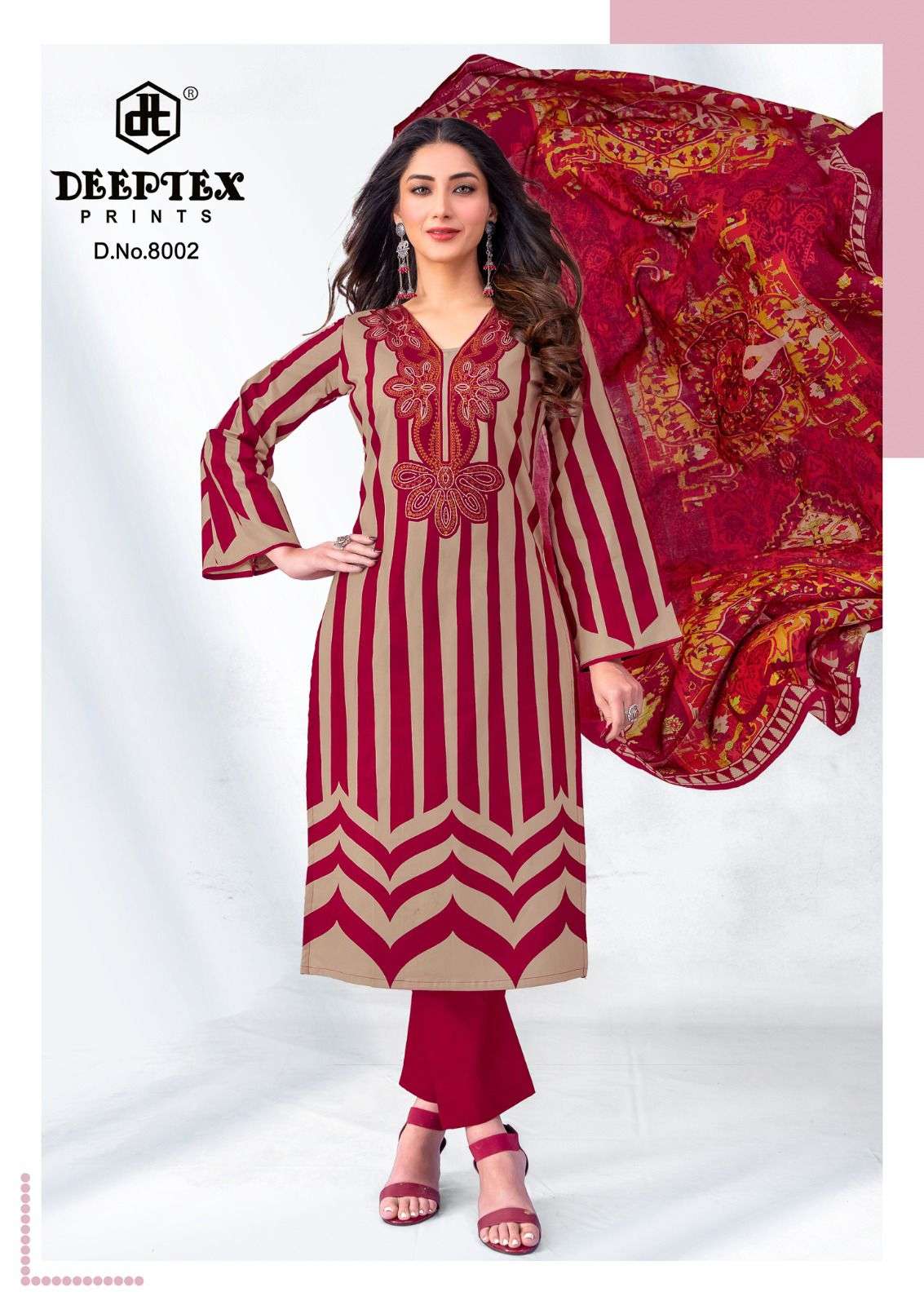 DEEPTEX PRINTS ROOHI ZARA VOL 8 LAWN COTTON DIGITAL PRINTS SALWAR SUIT