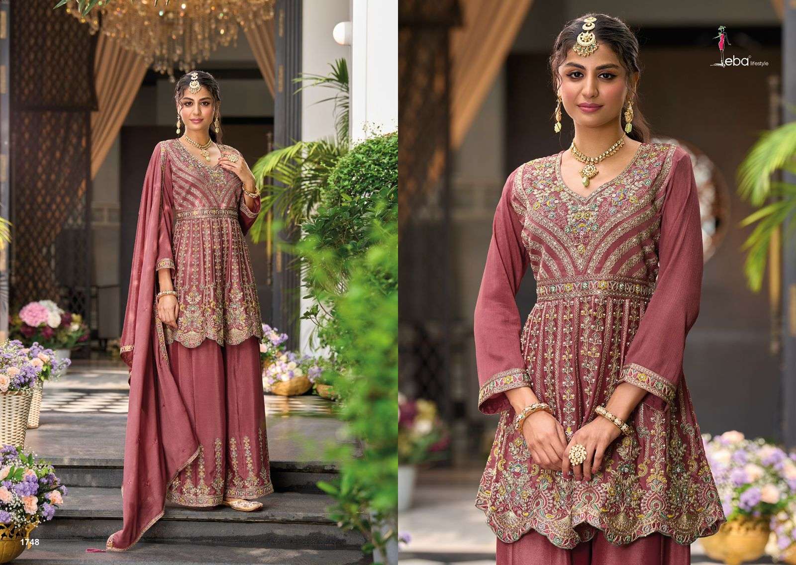 EBA LIFESTYLLE BARBIE VOL 4 HEAVY EMBROIDERY DESIGNER WEAR SUIT