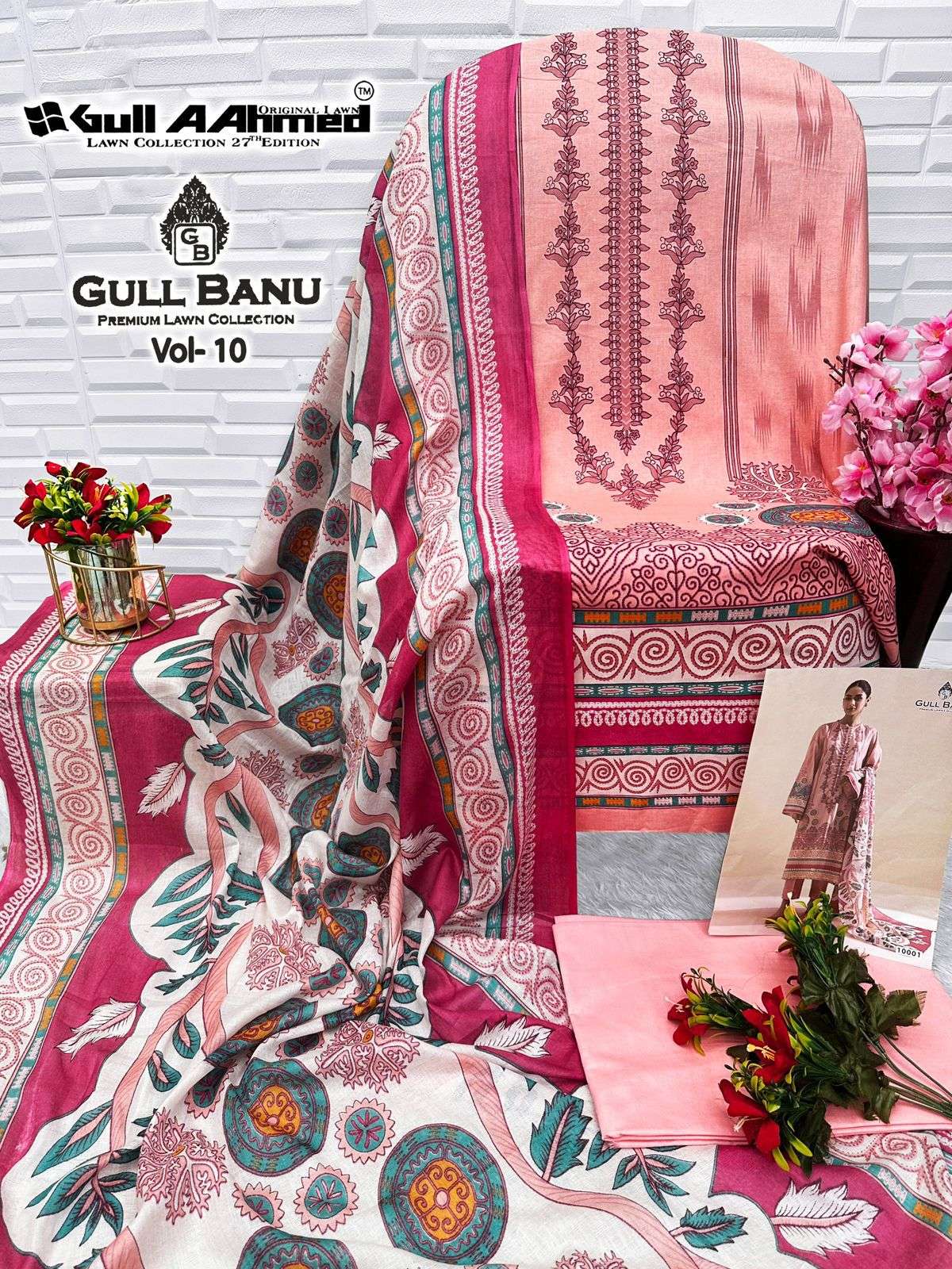 GULL AAHMED GULL BANU VOL 10 COTTON DIGITAL PRINTS SALWAR SUIT