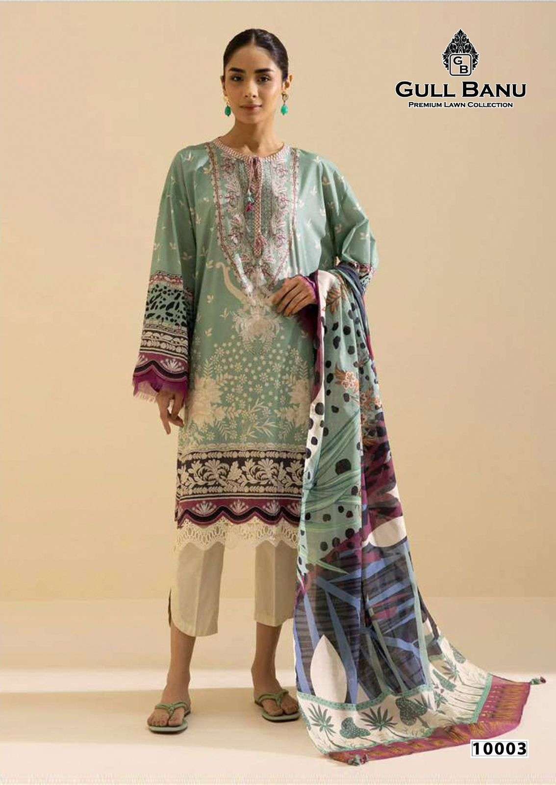 GULL AAHMED GULL BANU VOL 10 COTTON DIGITAL PRINTS SALWAR SUIT