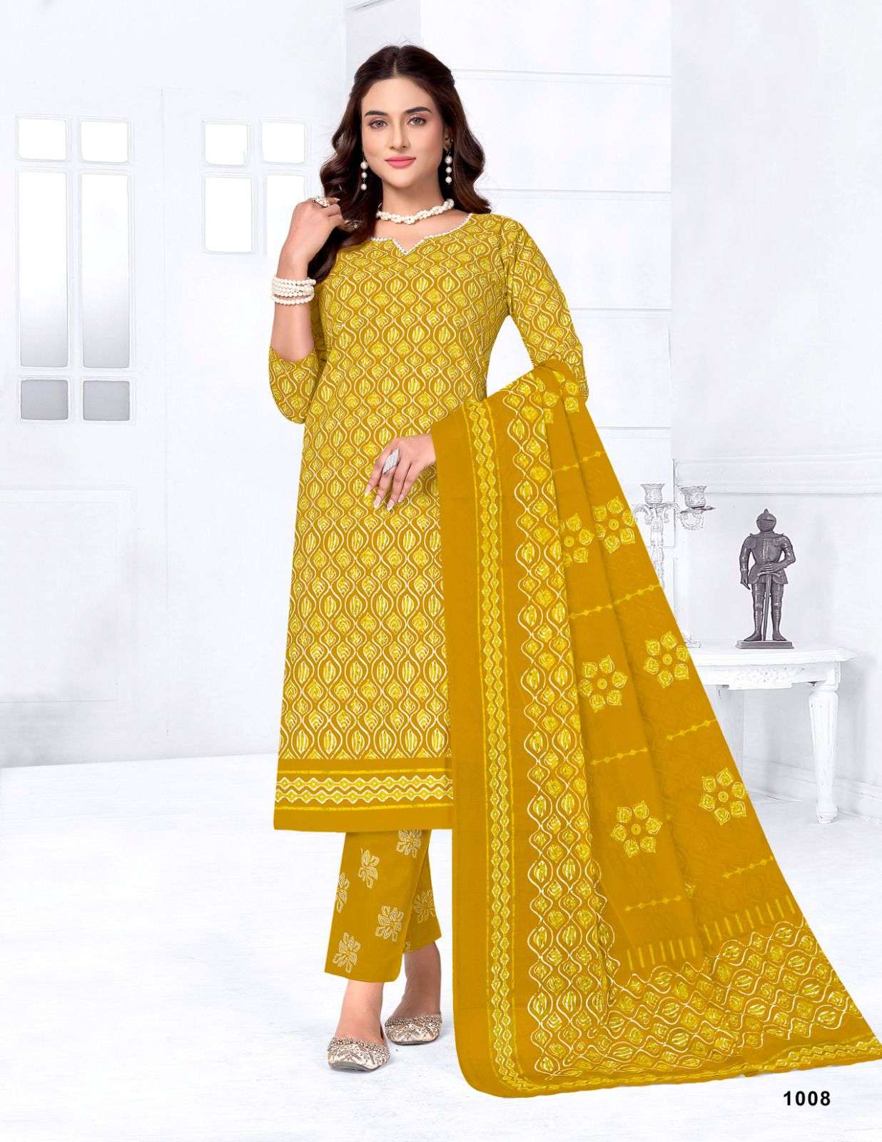 JT KAVYA COTTON BATIK PRINT LADIES SALWAR SUIT