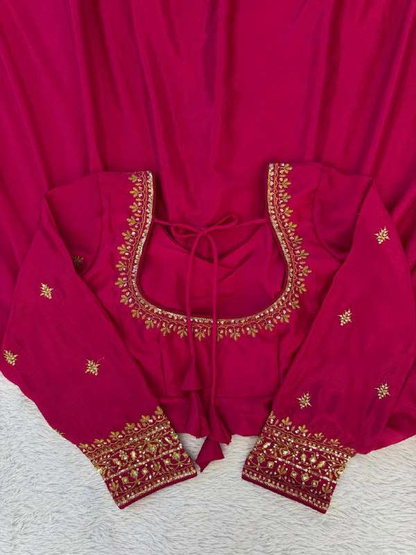 KD 1552 SILK FANCY PARTY WEAR ANARKALI GOWN WITH PENT AND DUPATTA SET 