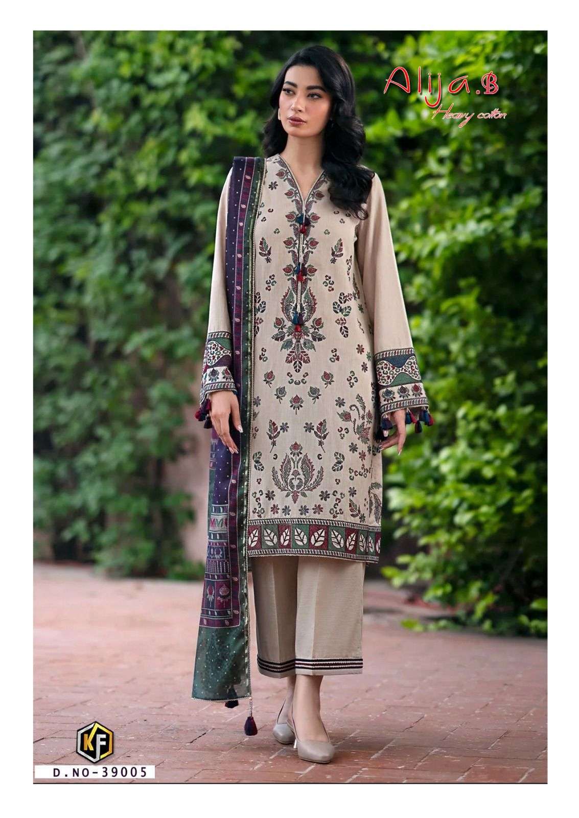 KEVAL FAB ALIJA B VOL 39 COTTON DIGITAL KARACHI PRINTS SALWAR SUIT