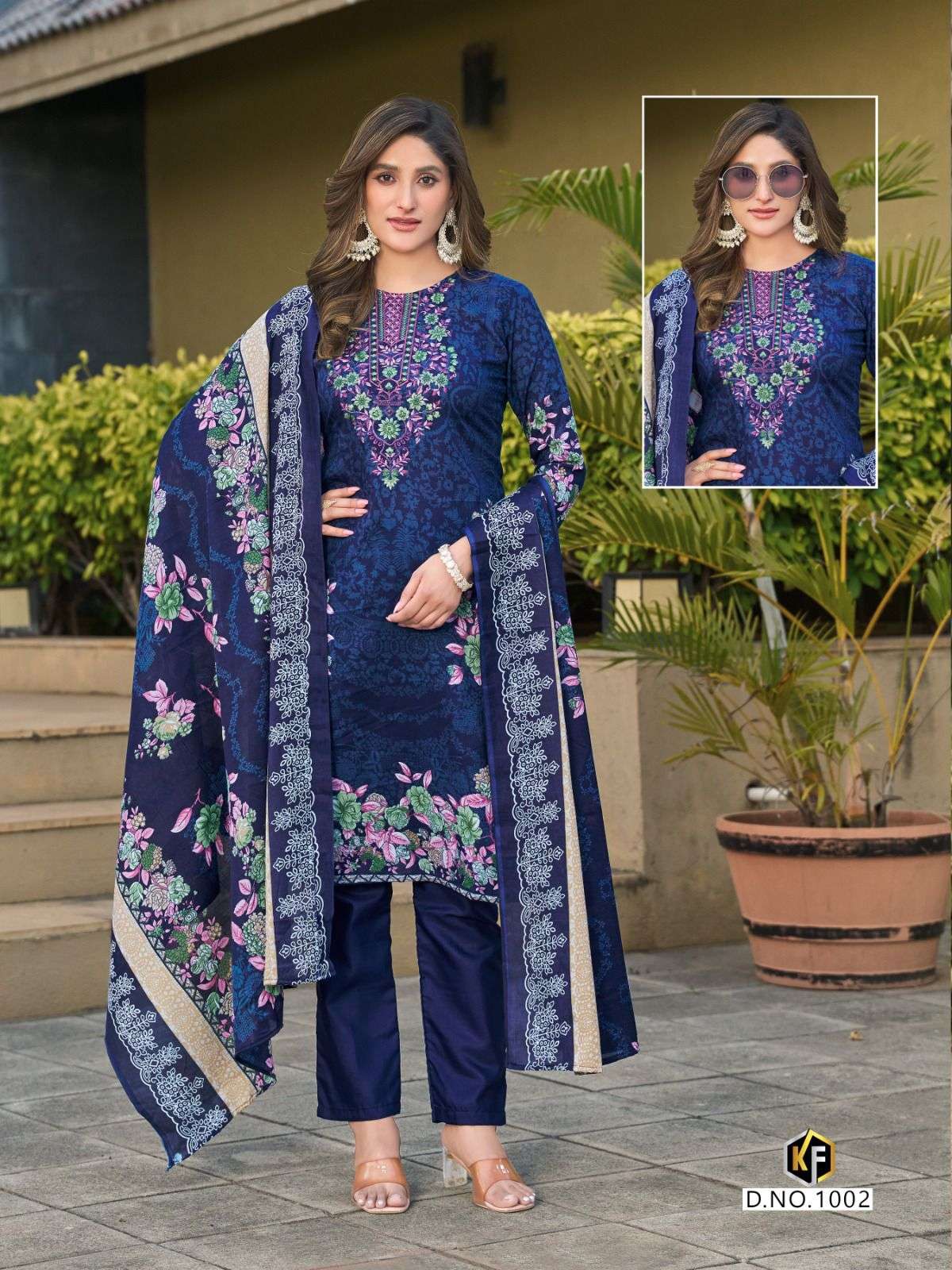 KEVAL FAB DASTAAN VOL 1 LAWN COTTON DIGITAL PRINT WITH WORK SUIT