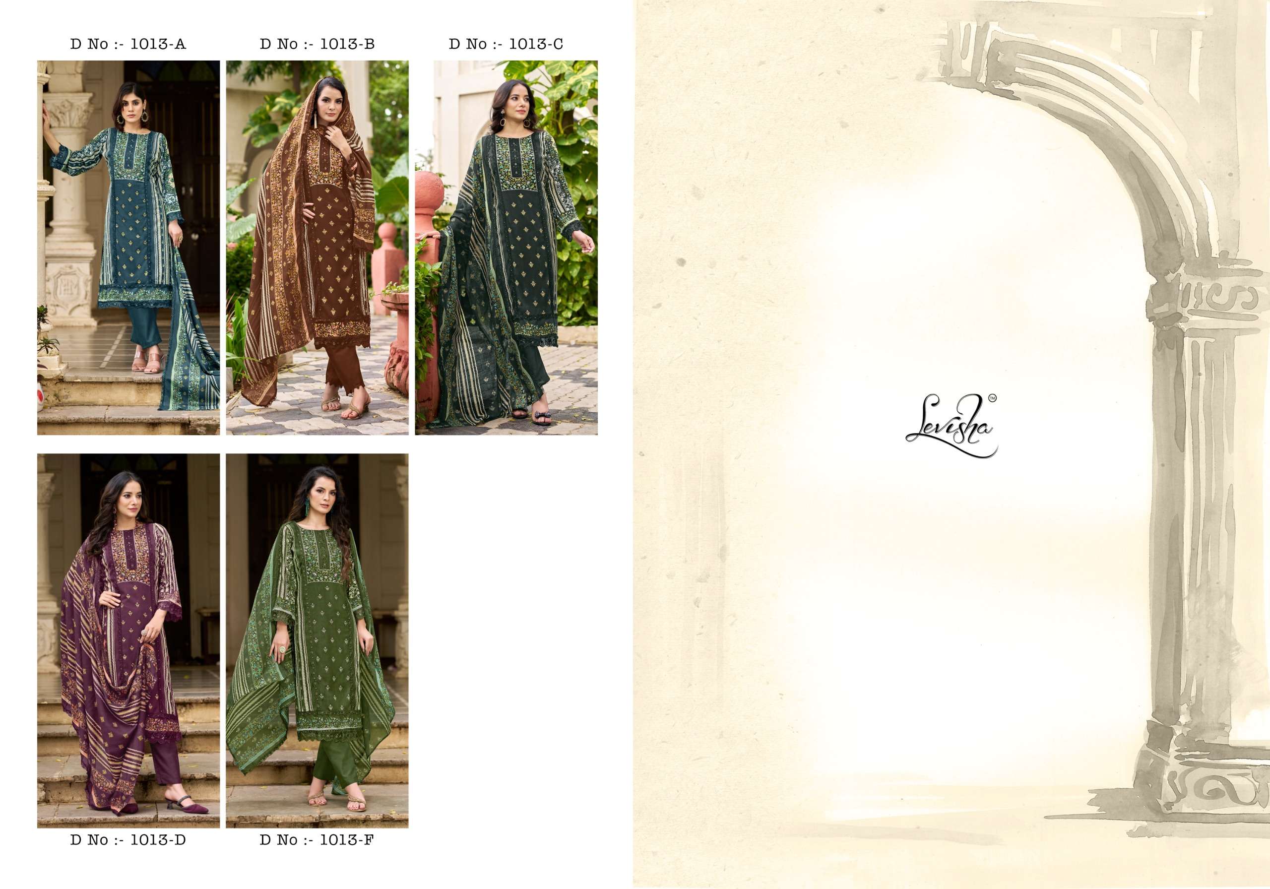 LEVISHA BAGH RAYON PRINTED WITH PATCH WORK SUIT