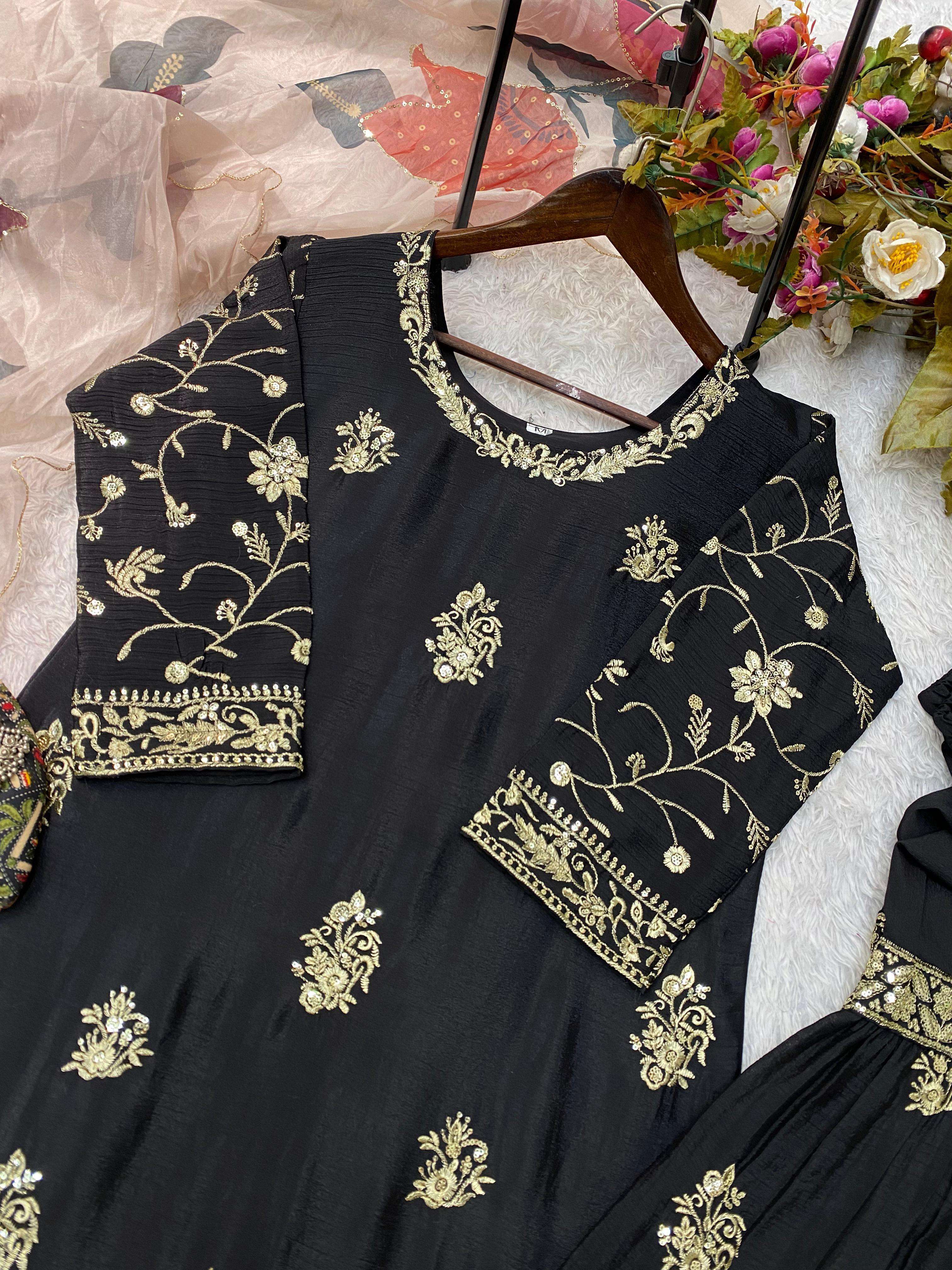 LG 1887 FANCY PARTY WEAR LOOK DESIGNER TOP WITH SHARARA AND DUPATTA 