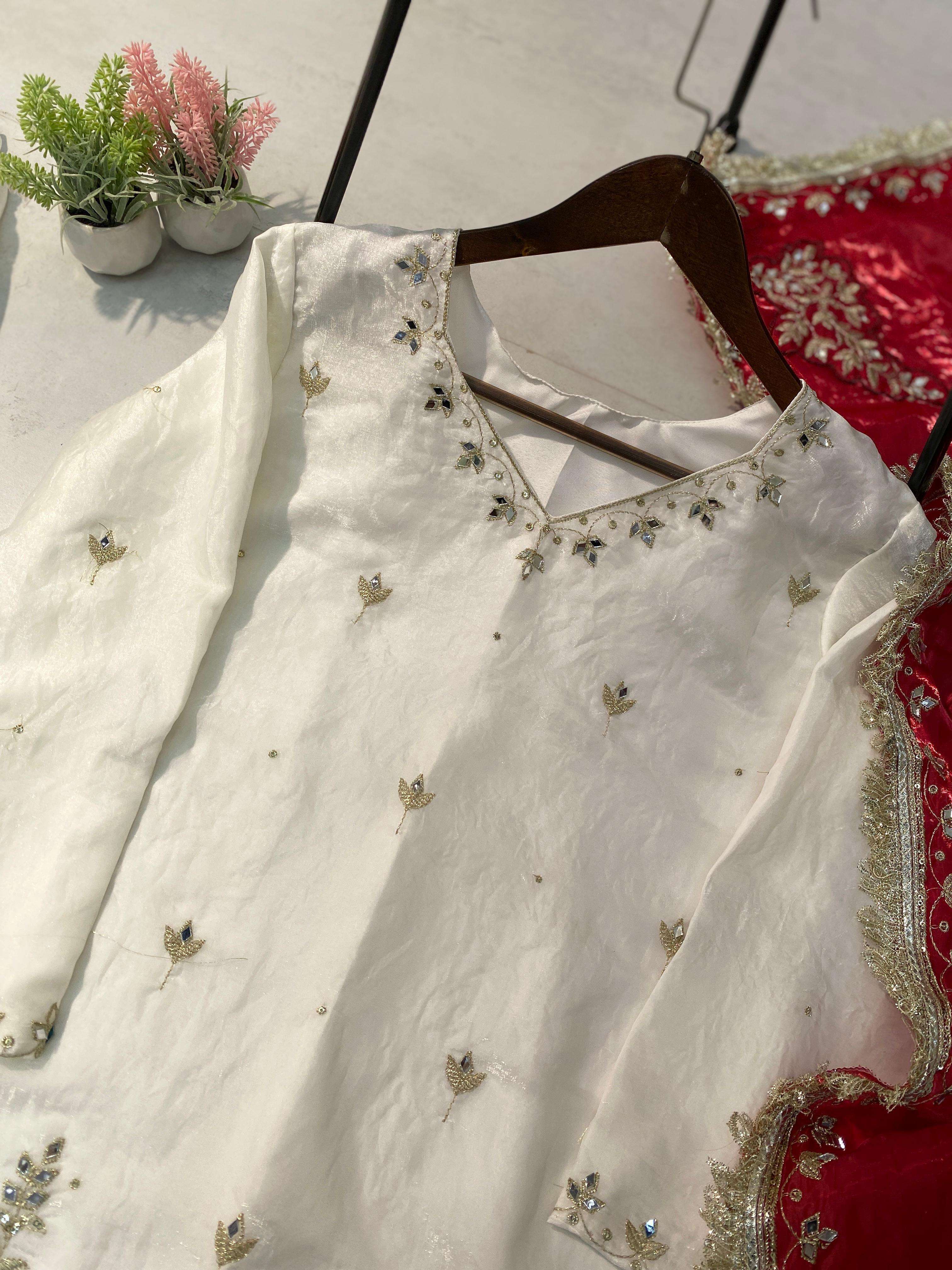 LG 1985 BEAUTIFUL DESIGNER LOOK PARTY WEAR LADIES SHARARA SUIT