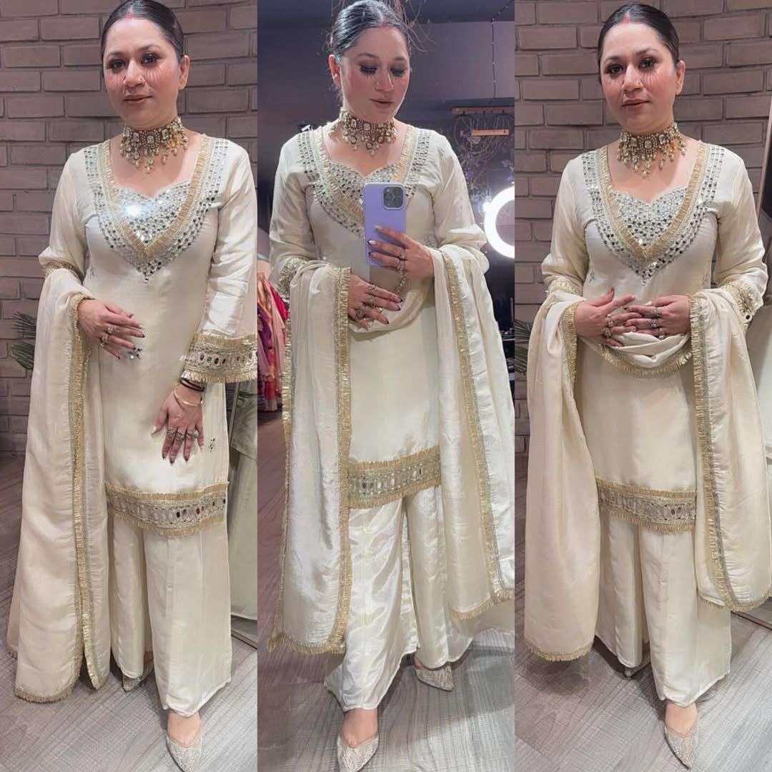 LG 2015 COSMOS FABRIC BEAUTIFUL DESIGNER WORK PARTY WEAR LADIES SUIT