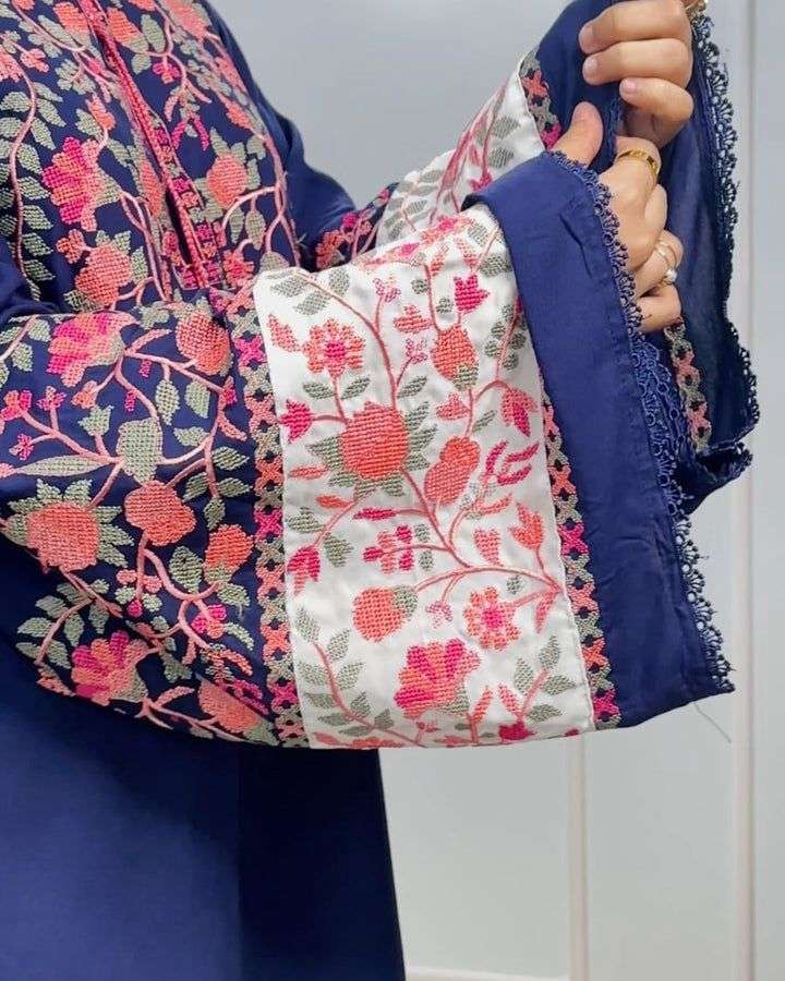 MEHBOOB TEX DESIGN NO - 1829 PURE RAYON HEAVY SELF EMBROIDERED WORK PAKISTANI SUIT