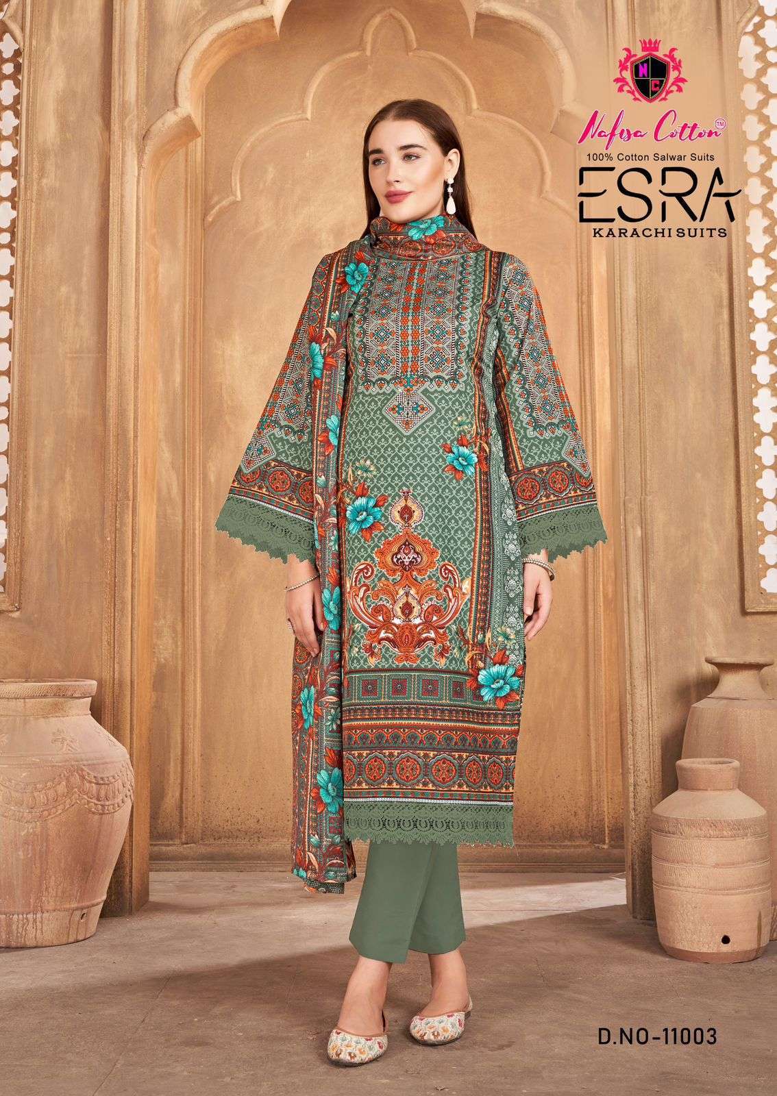 NAFISA COTTON ESRA VOL 11 COTTON DIGITAL PRINT SALWAR SUIT