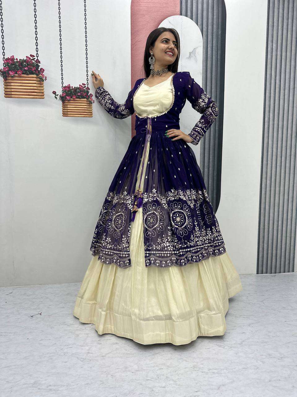 PC 556 HEAVY FESTIVE WEAR DESIGNER LOOK LADIES DRESS