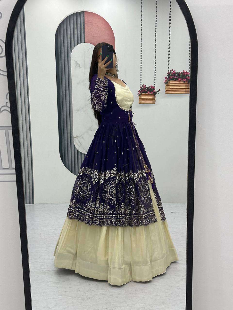PC 556 HEAVY FESTIVE WEAR DESIGNER LOOK LADIES DRESS