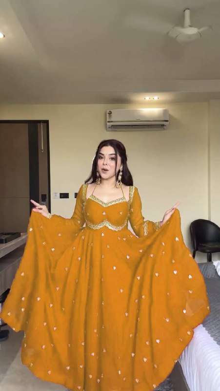 RTC 5924 GEORGETTE PARTY WEAR ANARKALI STYLE LADIES SUIT