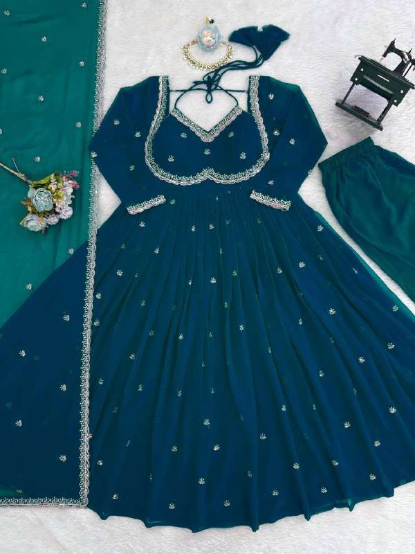 RTC 5924 GEORGETTE PARTY WEAR ANARKALI STYLE LADIES SUIT