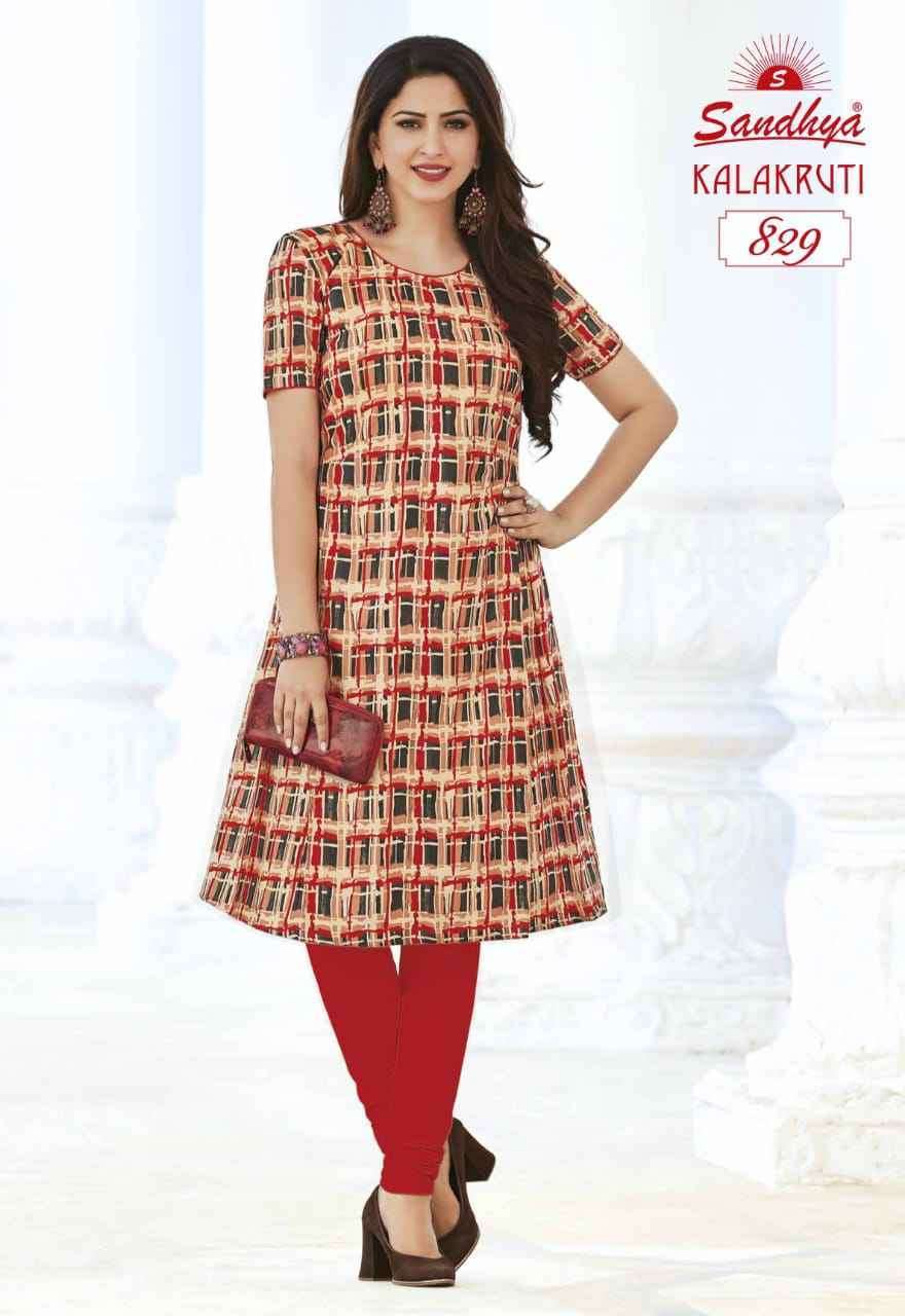 SANDHYA PRINT KALAKRUTI VOL 23 COTTON FANCY LADIES KURTI 