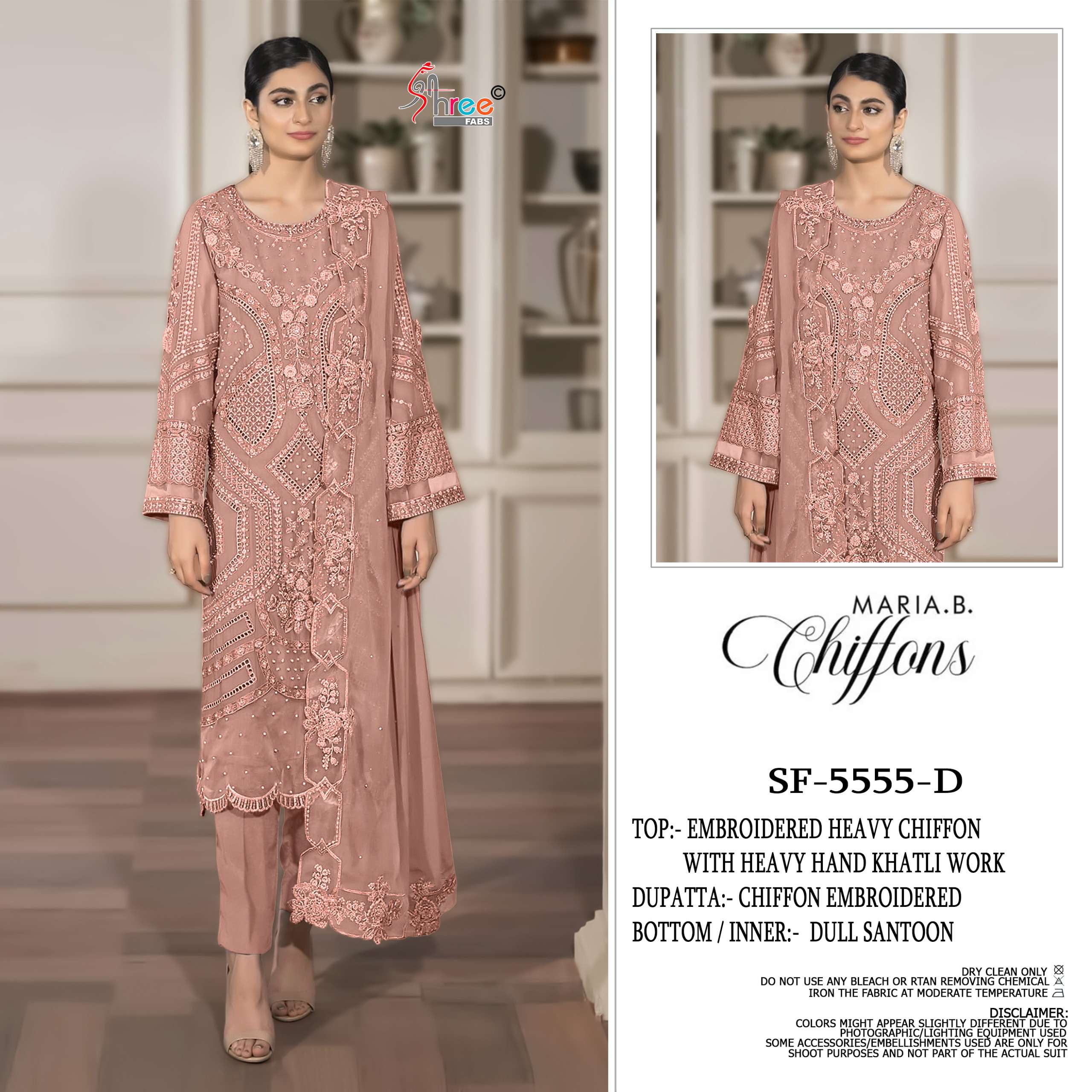 SHREE FABS SF 5555 HEAVY EMBROIDERY DESIGNER PAKISTANI SUIT