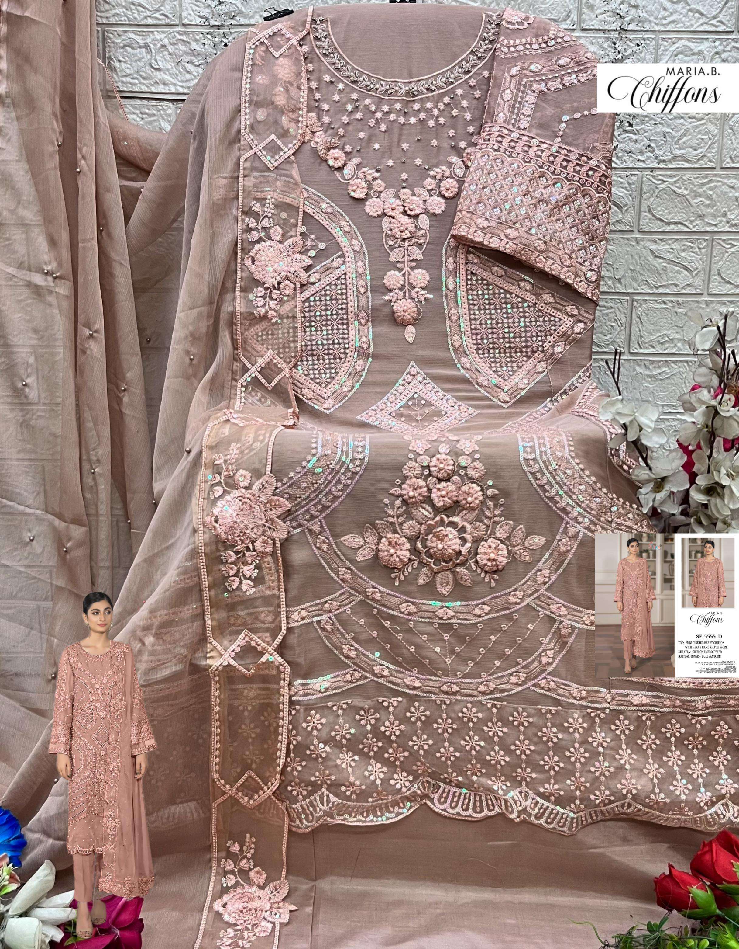 SHREE FABS SF 5555 HEAVY EMBROIDERY DESIGNER PAKISTANI SUIT