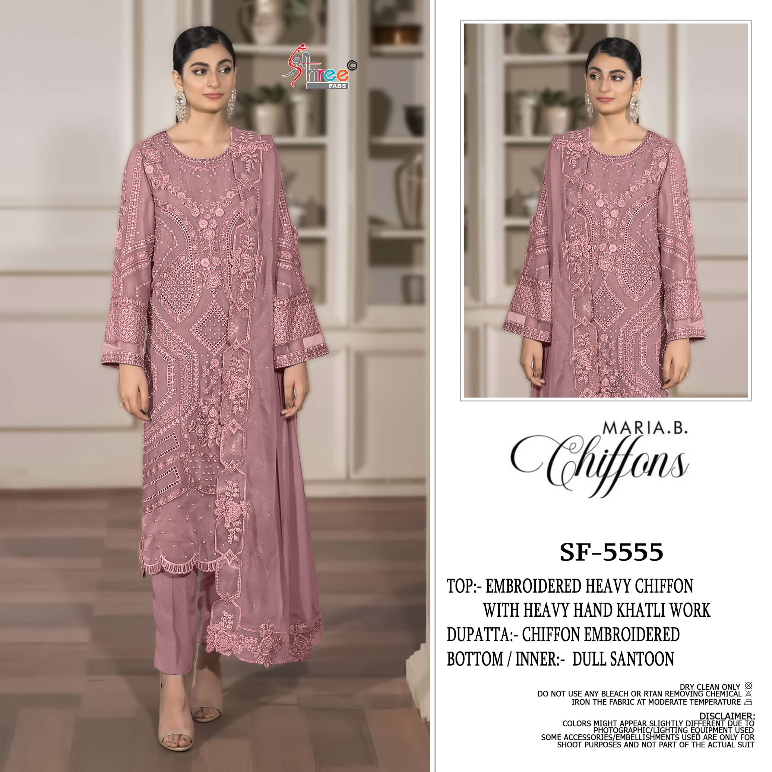 SHREE FABS SF 5555 HEAVY EMBROIDERY DESIGNER PAKISTANI SUIT