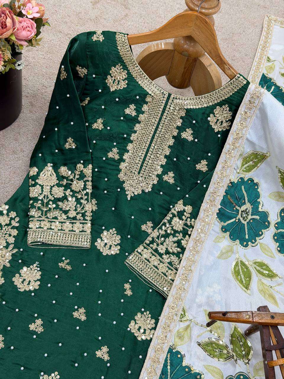 SRK 5315 SILK HEAVY EMBROIDERY DESIGNER WEDDING WEAR SUIT