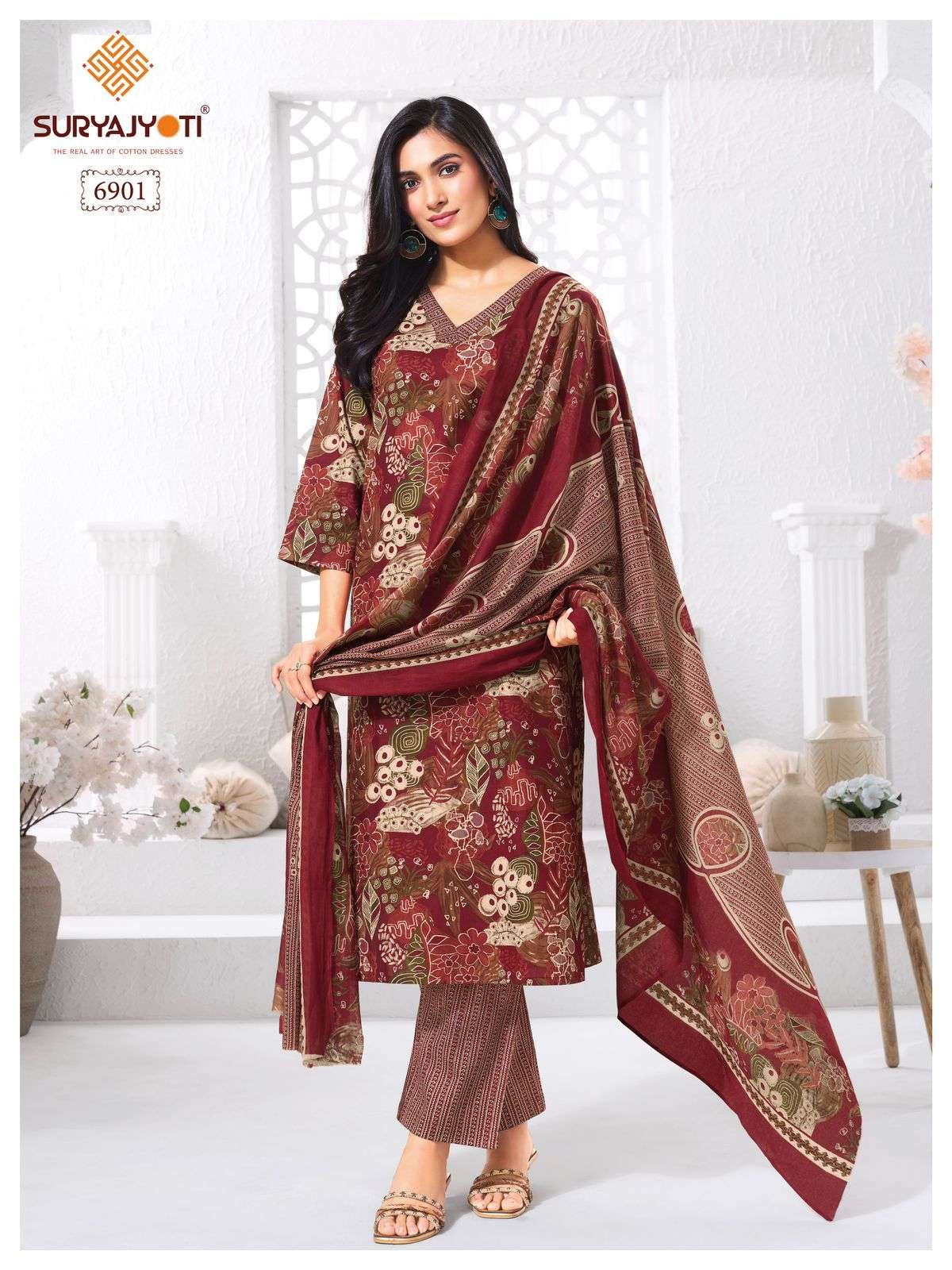 SURYAJYOTI TRENDY COTTON VOL 69 STITCHED COLLECTION 