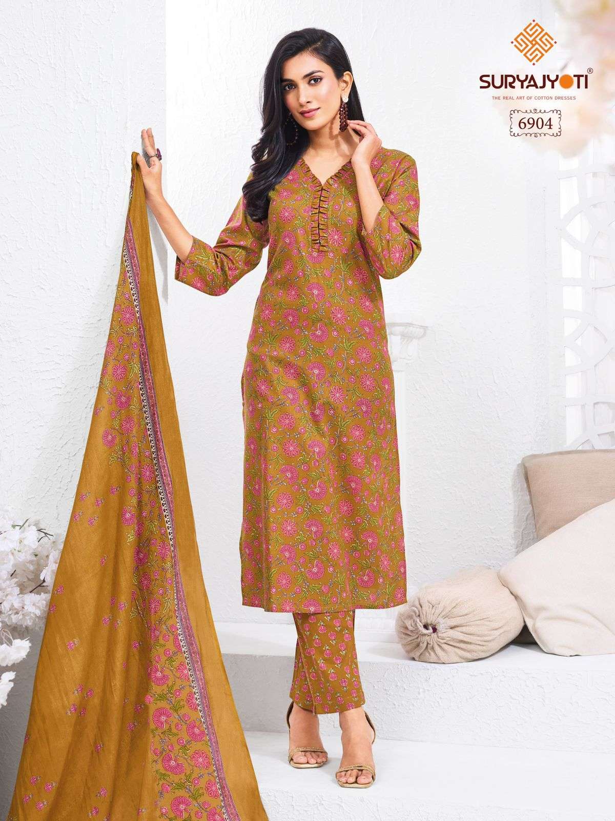 SURYAJYOTI TRENDY COTTON VOL 69 STITCHED COLLECTION 
