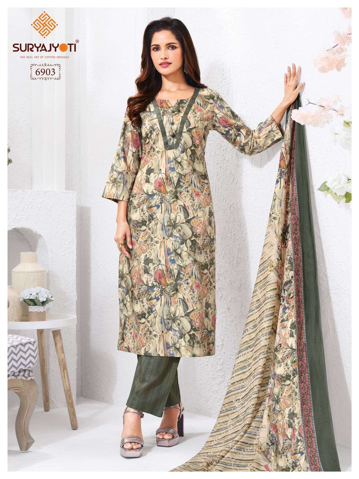 SURYAJYOTI TRENDY COTTON VOL 69 STITCHED COLLECTION 