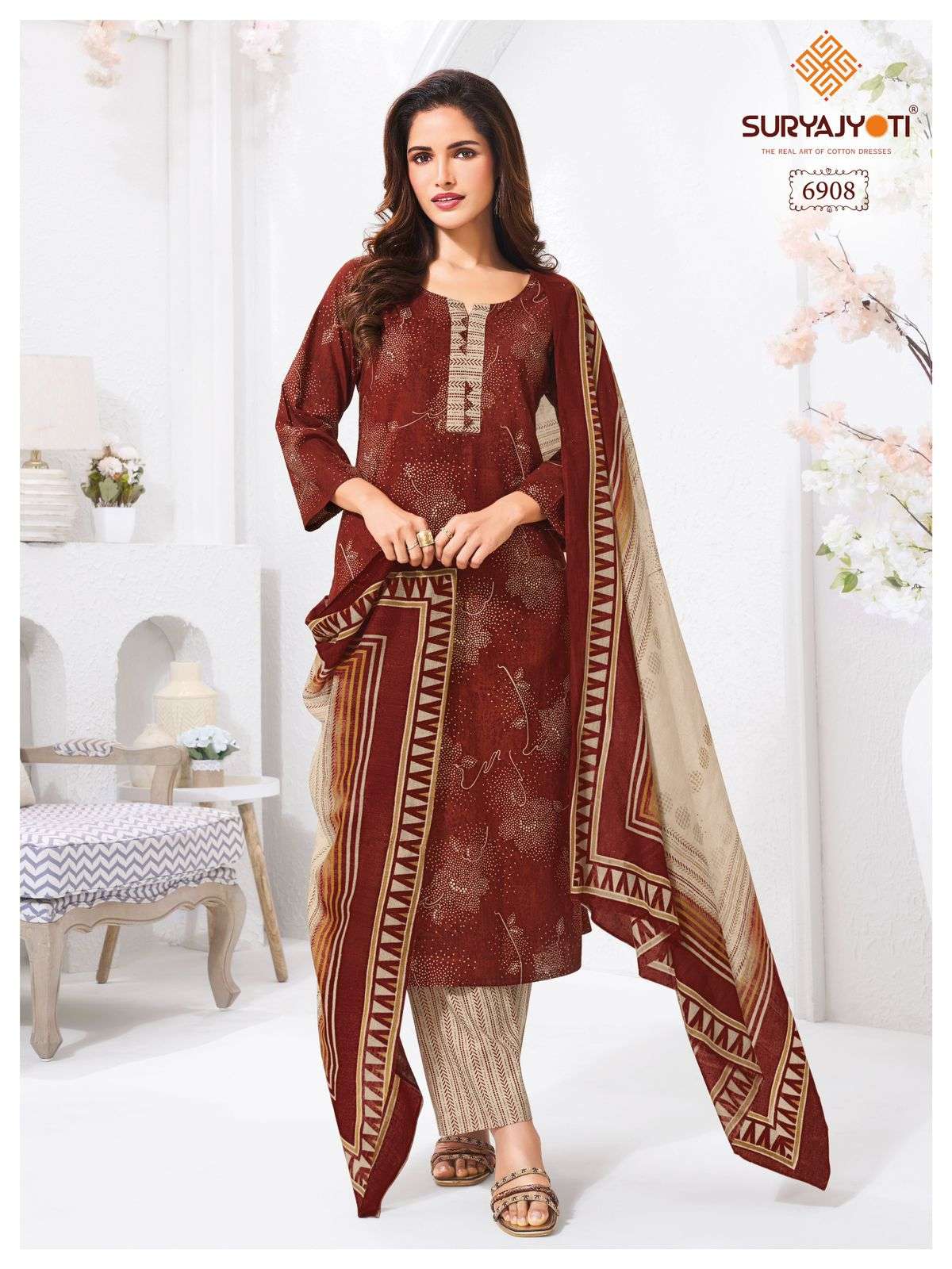 SURYAJYOTI TRENDY COTTON VOL 69 STITCHED COLLECTION 